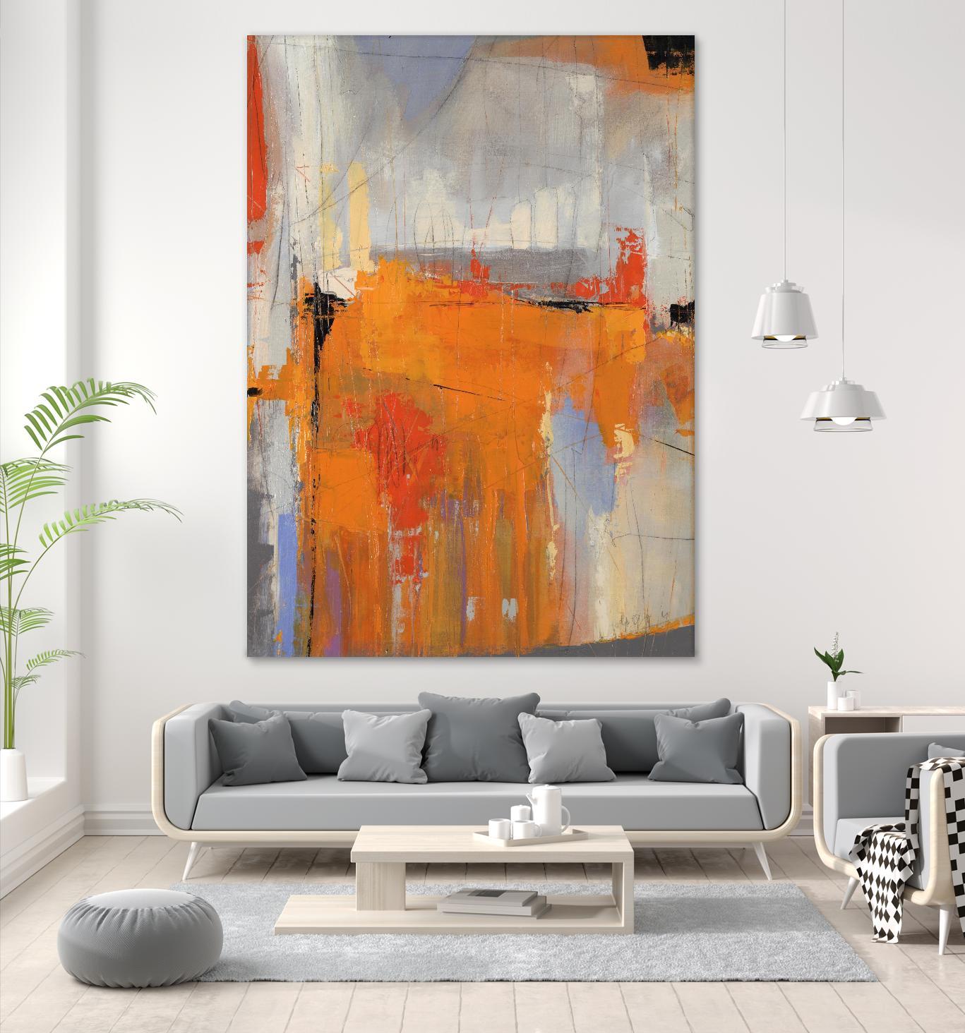 Beach Nut by Daleno Art on GIANT ART - orange abstract abstrait