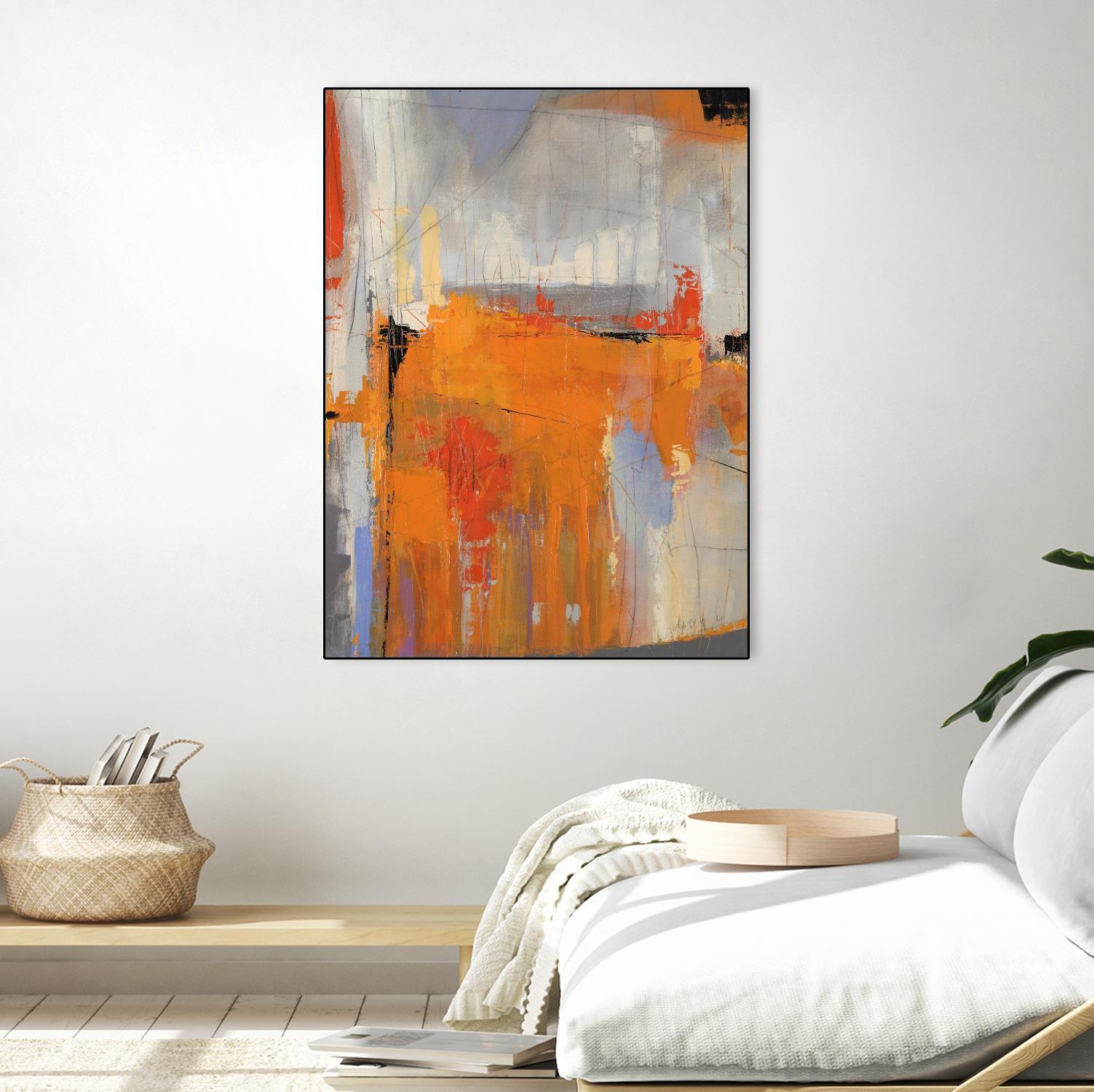Beach Nut by Daleno Art on GIANT ART - orange abstract abstrait