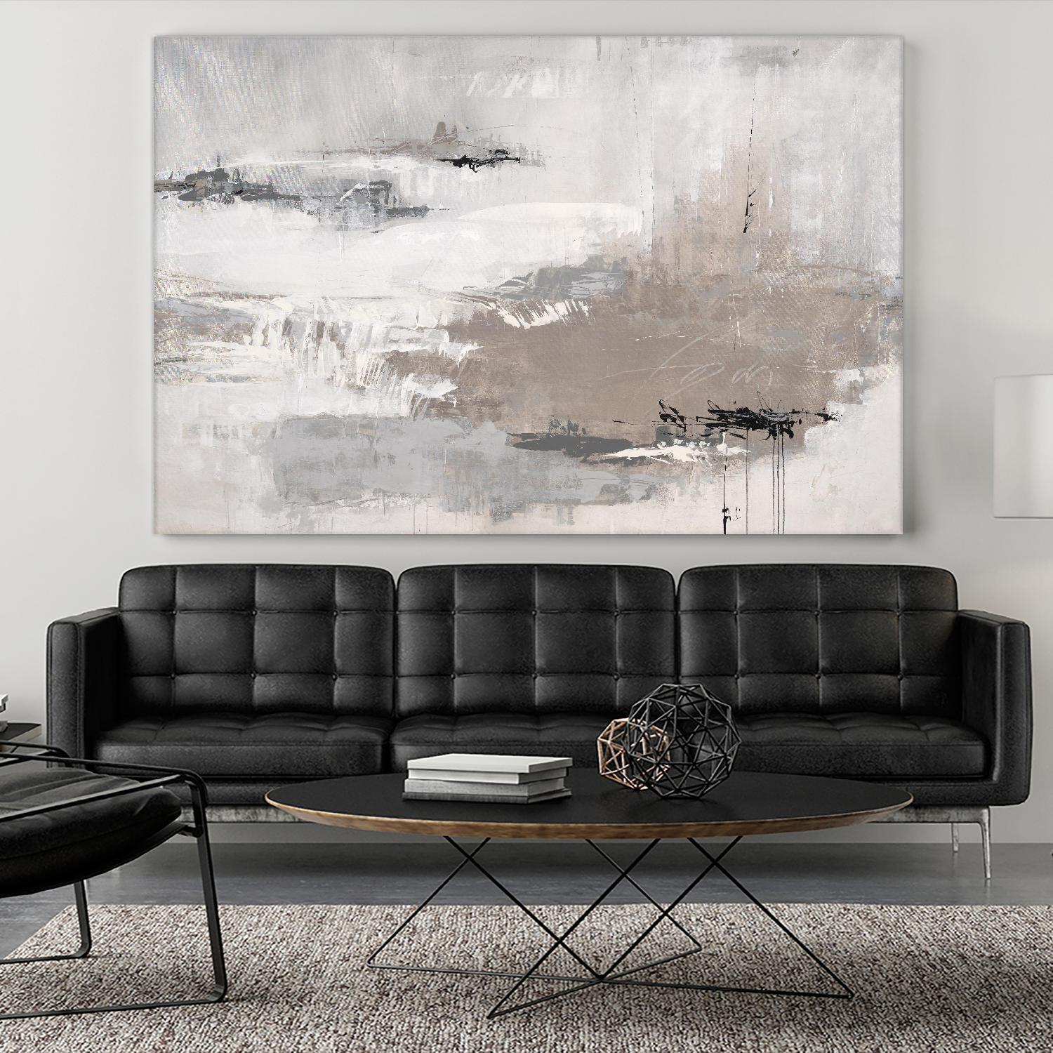 Houston is Calling by Daleno Art on GIANT ART - white abstract abstrait