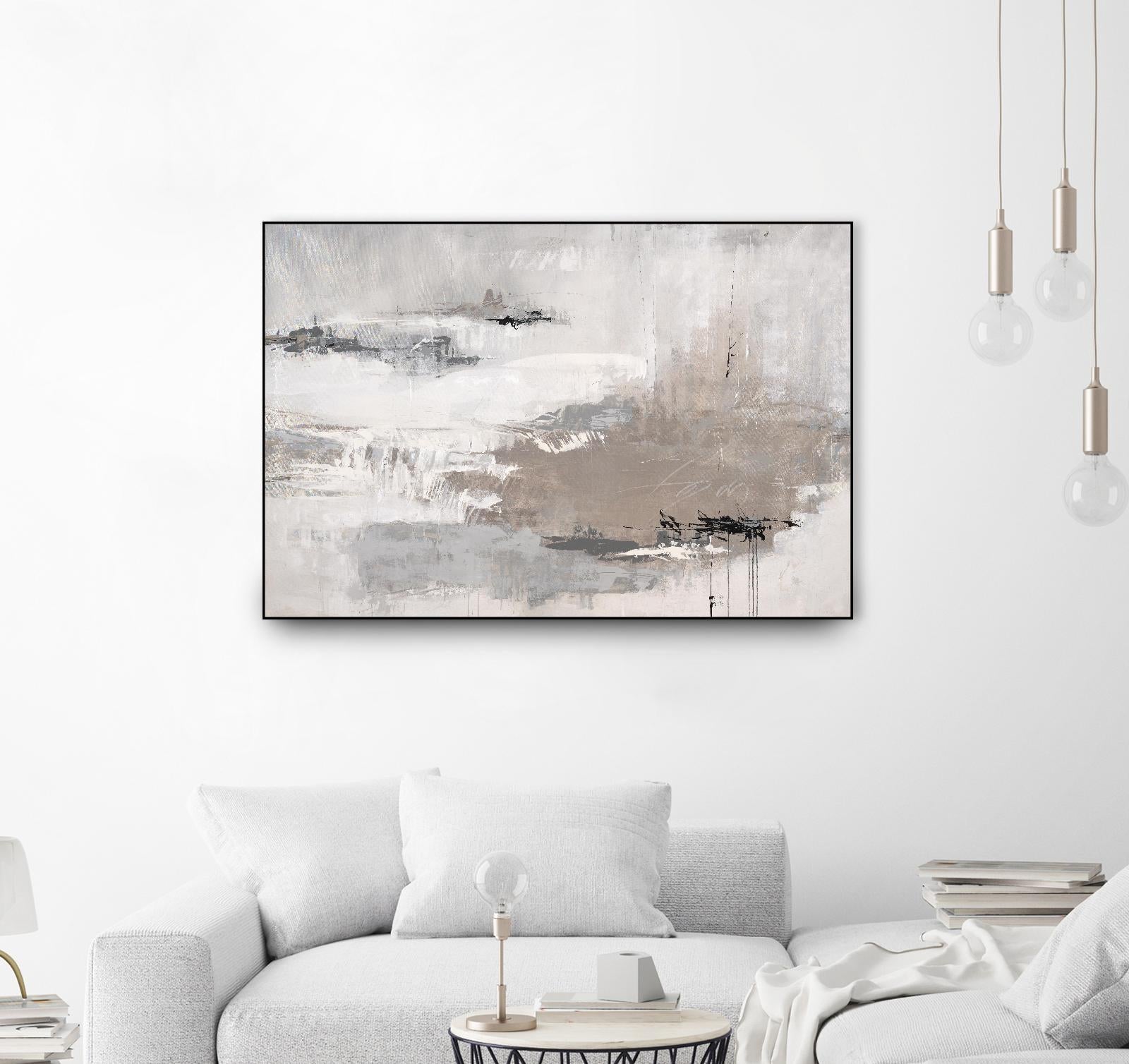 Houston is Calling by Daleno Art on GIANT ART - white abstract abstrait