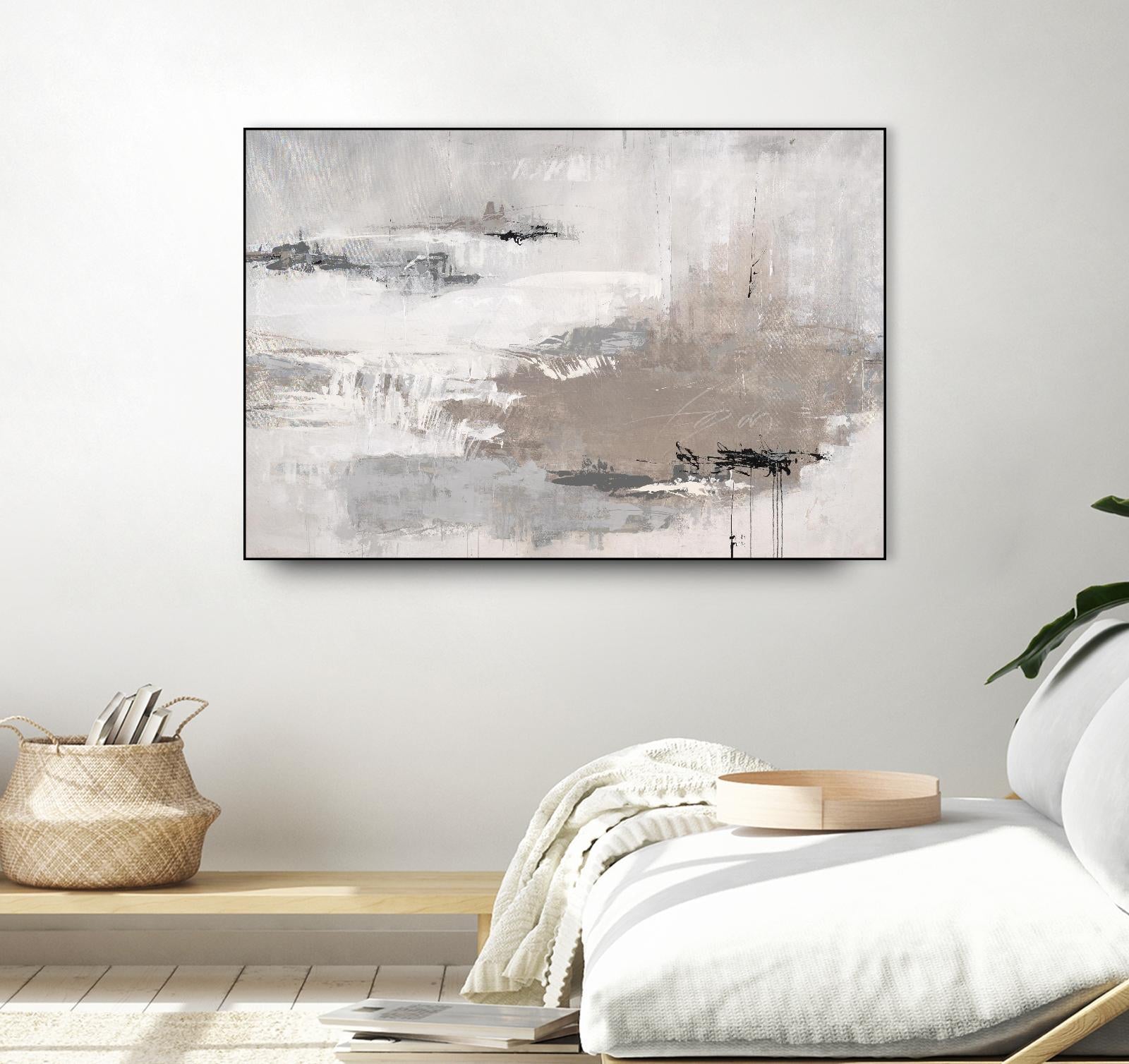 Houston is Calling by Daleno Art on GIANT ART - white abstract abstrait