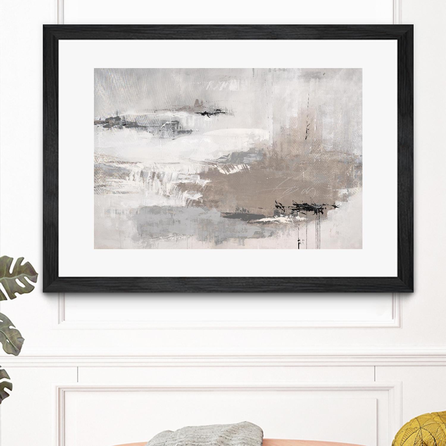 Houston is Calling by Daleno Art on GIANT ART - white abstract abstrait