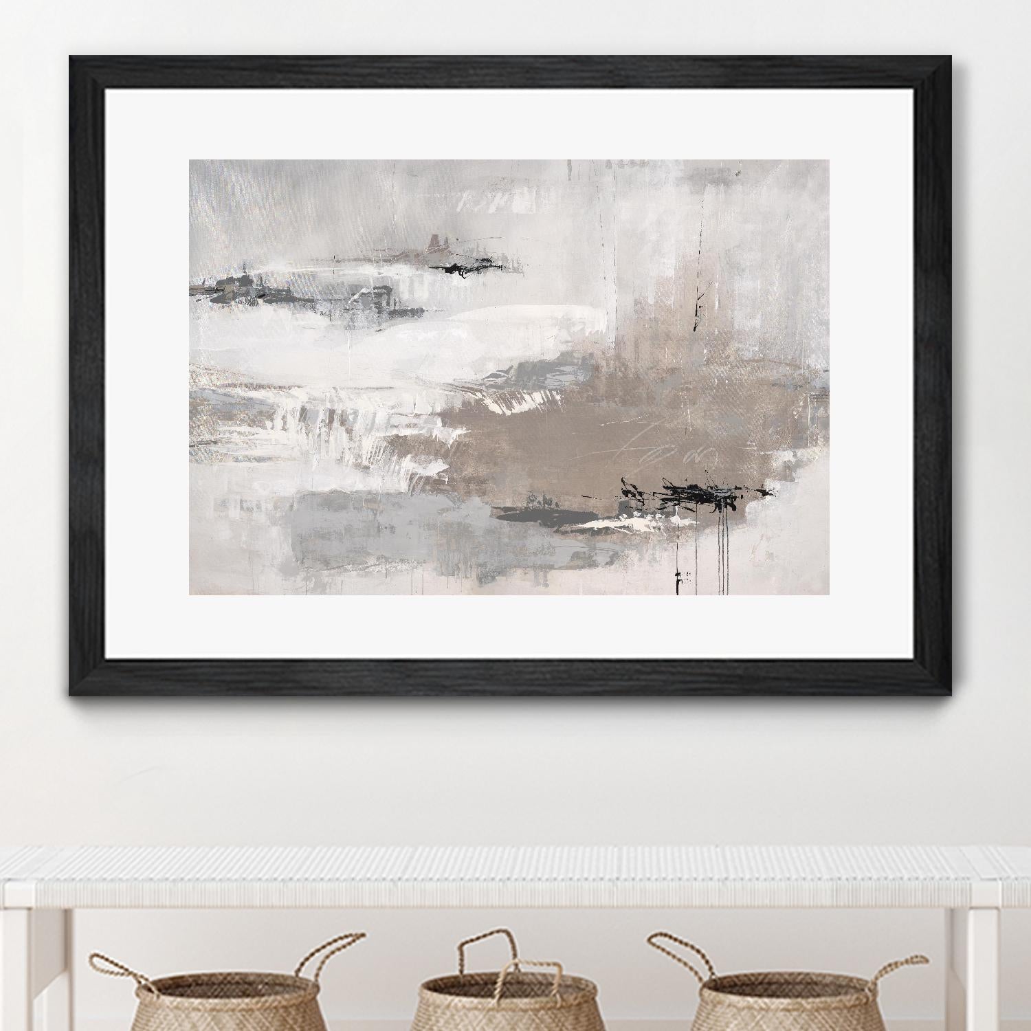 Houston is Calling by Daleno Art on GIANT ART - white abstract abstrait