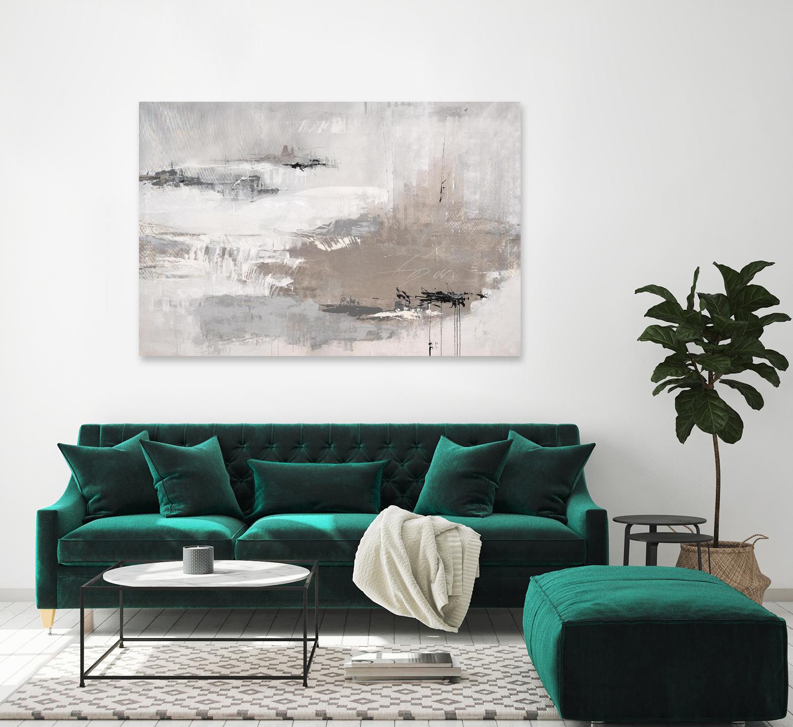 Houston is Calling by Daleno Art on GIANT ART - white abstract abstrait