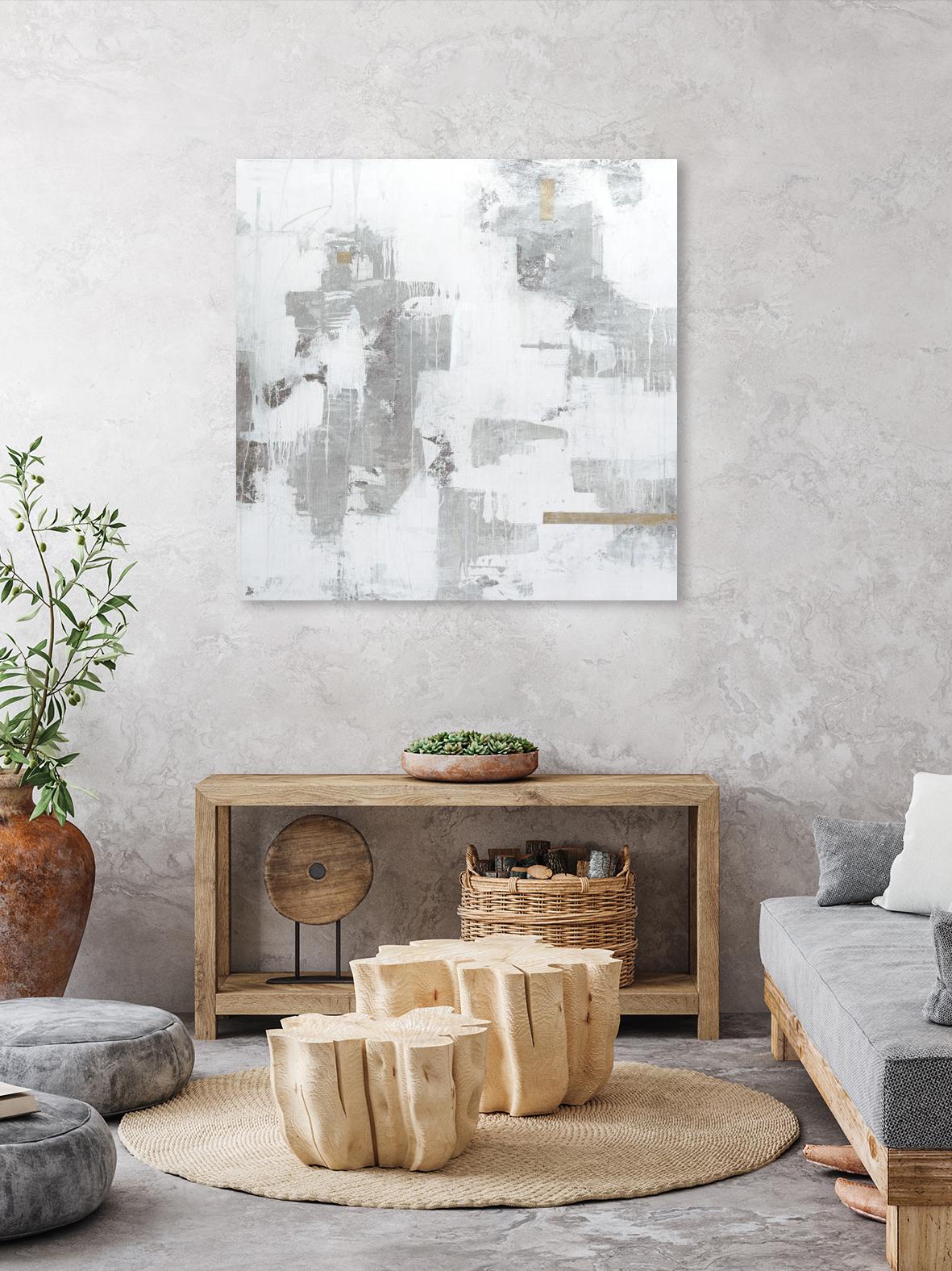 Haloed in Metallic II by Daleno Art on GIANT ART - gold abstract abstract