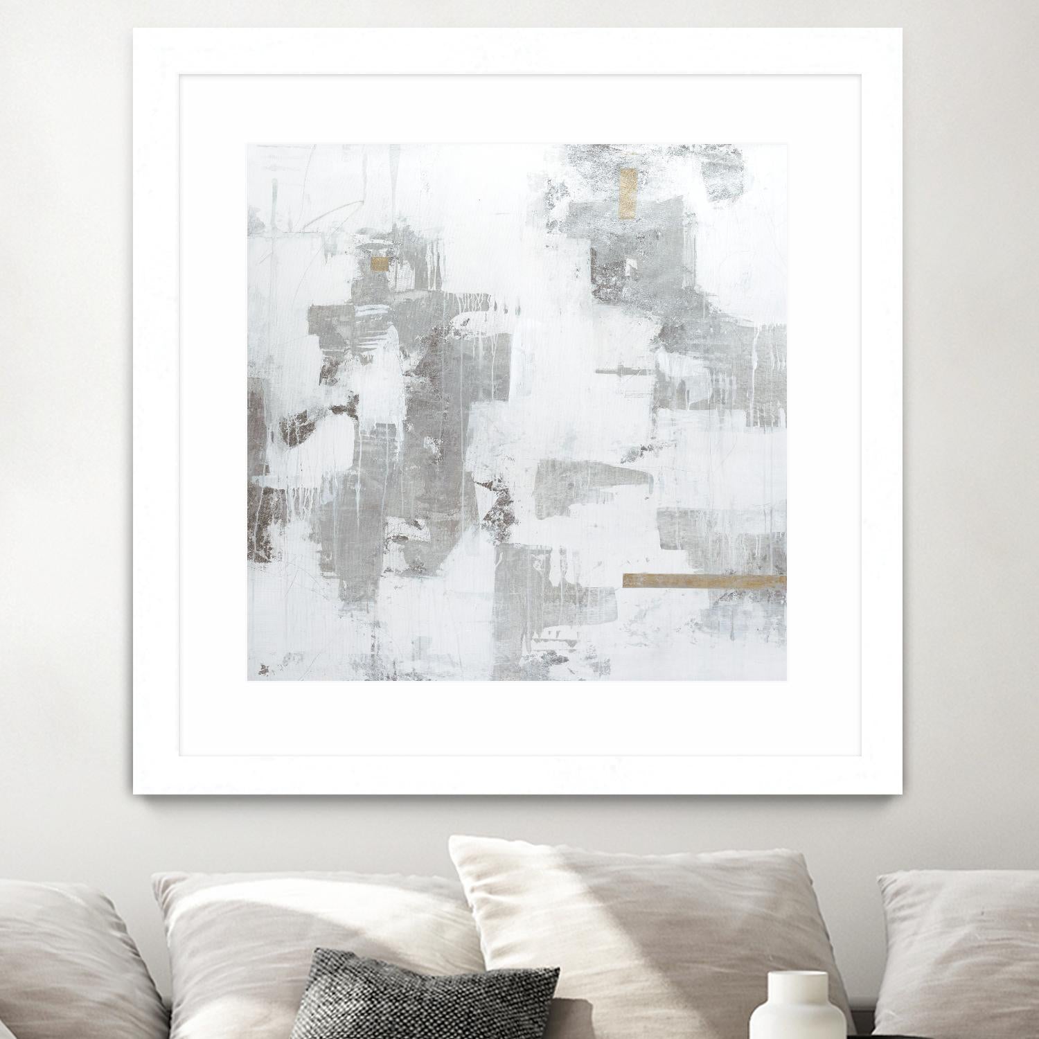 Haloed in Metallic II by Daleno Art on GIANT ART - gold abstract abstract