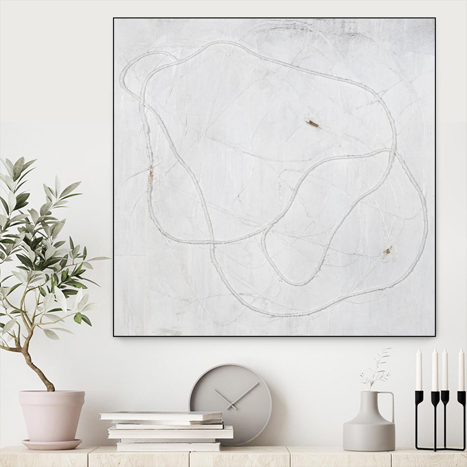 Super Wrangler by Daleno Art on GIANT ART - gold abstract abstrait