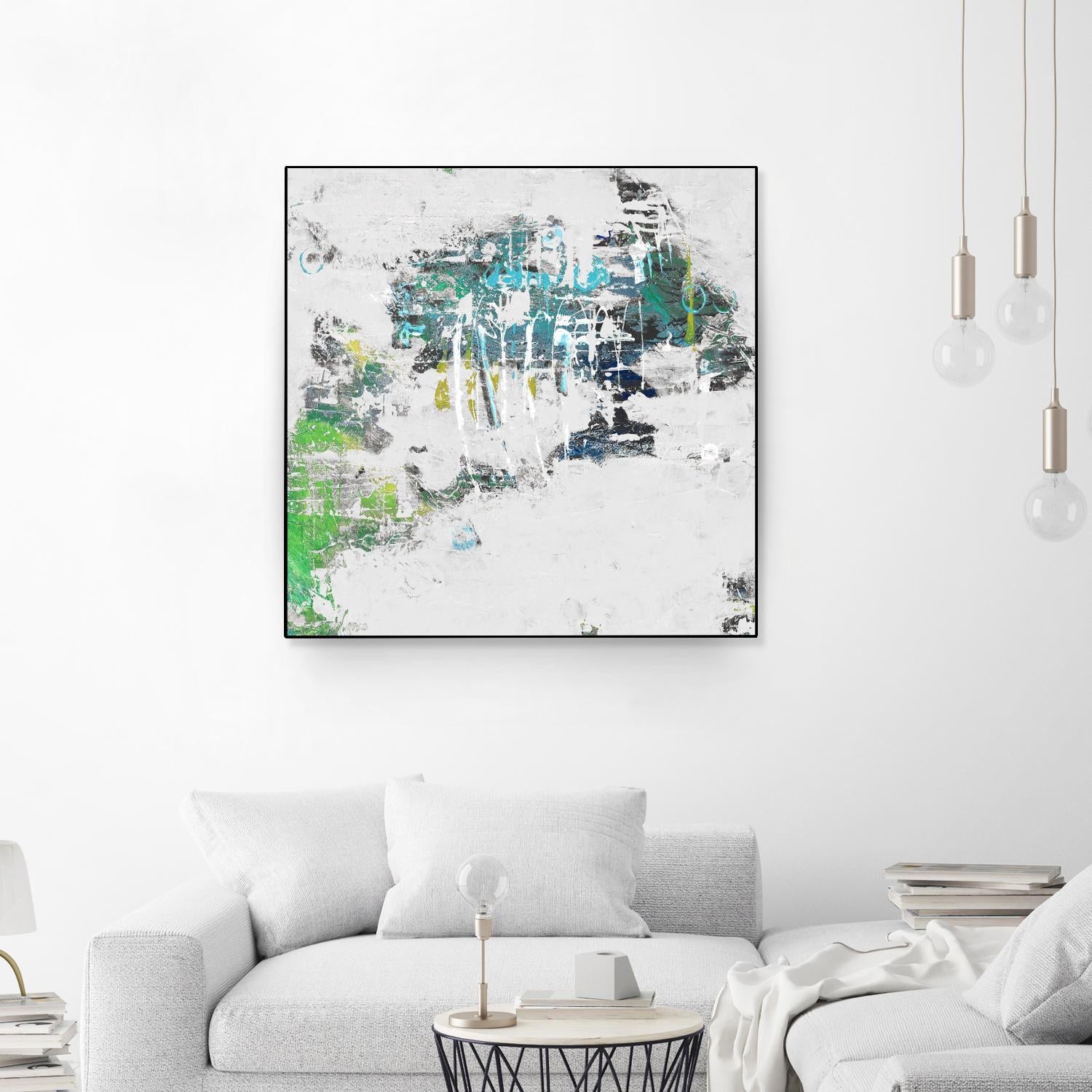 cool Kids I by Daleno Art on GIANT ART - green abstract abstrait