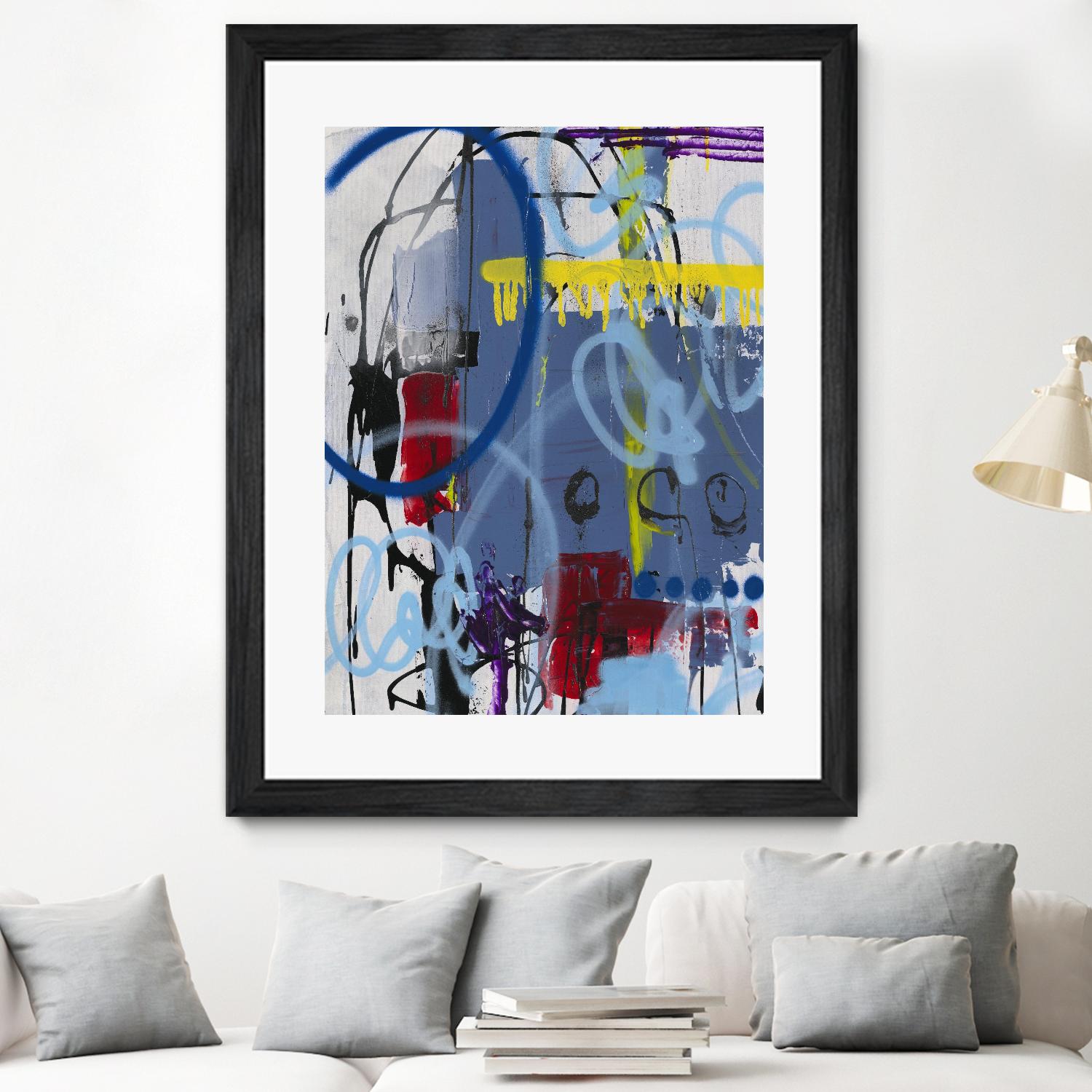 Live for the Applause II by Daleno Art on GIANT ART - red abstract