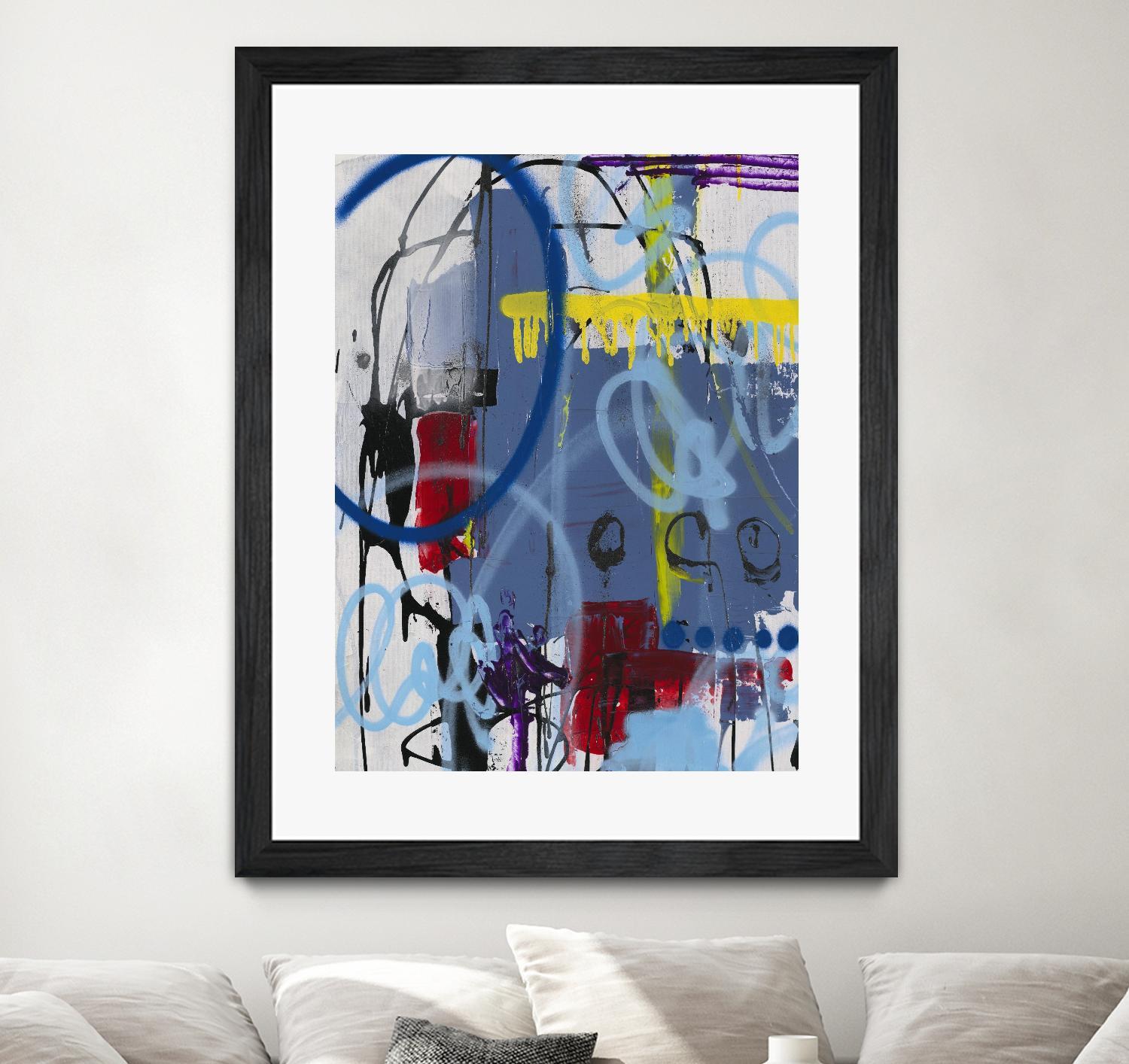 Live for the Applause II by Daleno Art on GIANT ART - red abstract