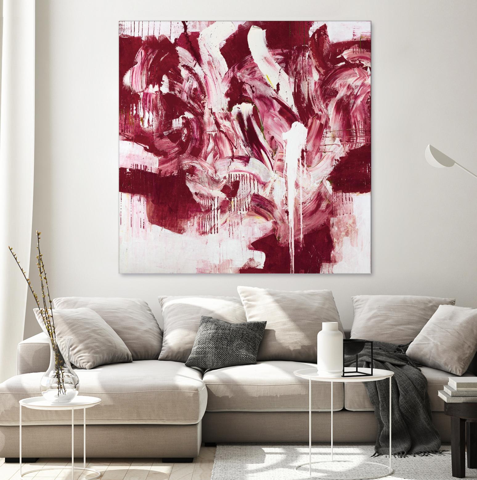Shirley Shake by Daleno Art on GIANT ART - red abstract abstrait