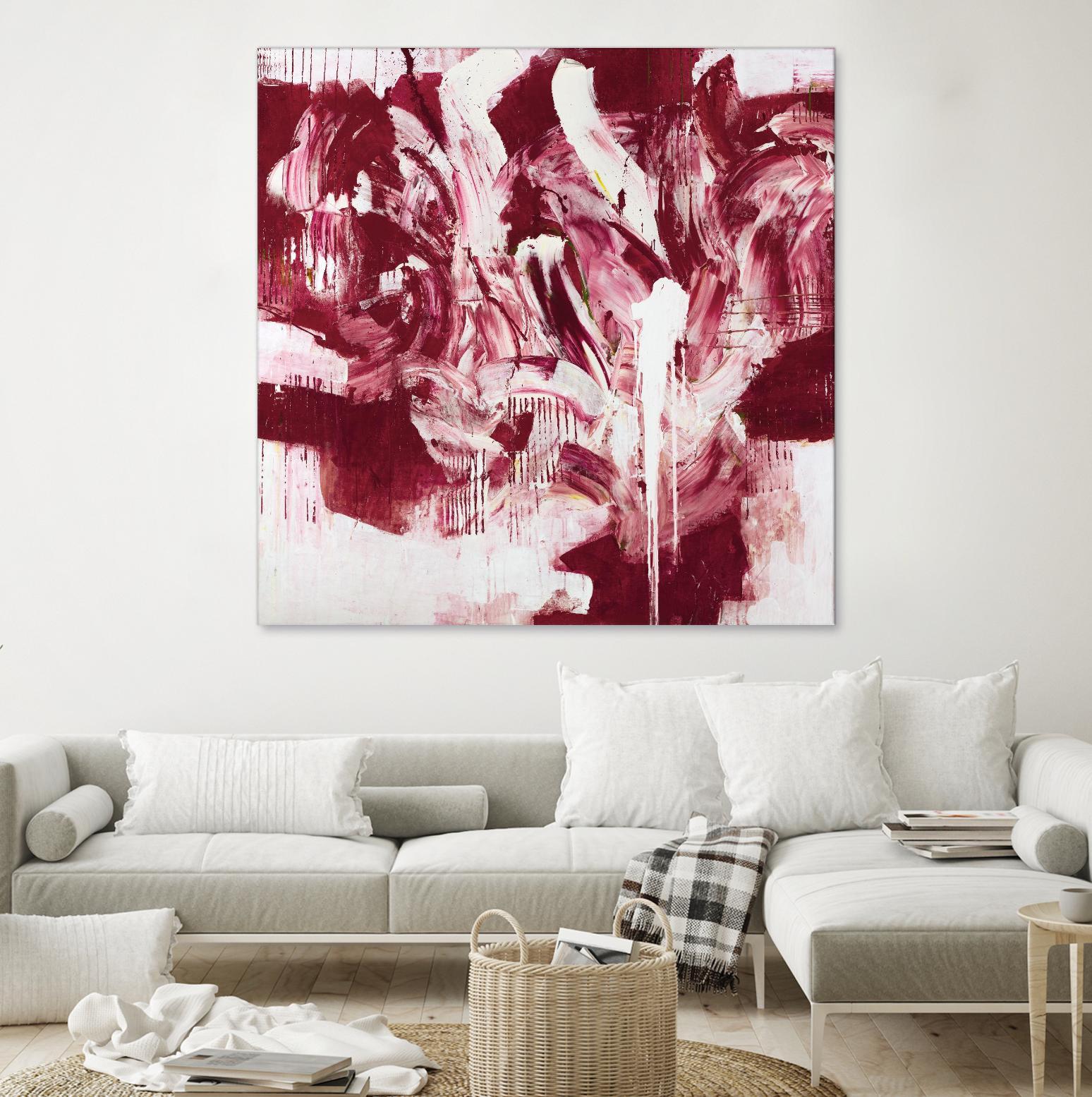 Shirley Shake by Daleno Art on GIANT ART - red abstract abstrait