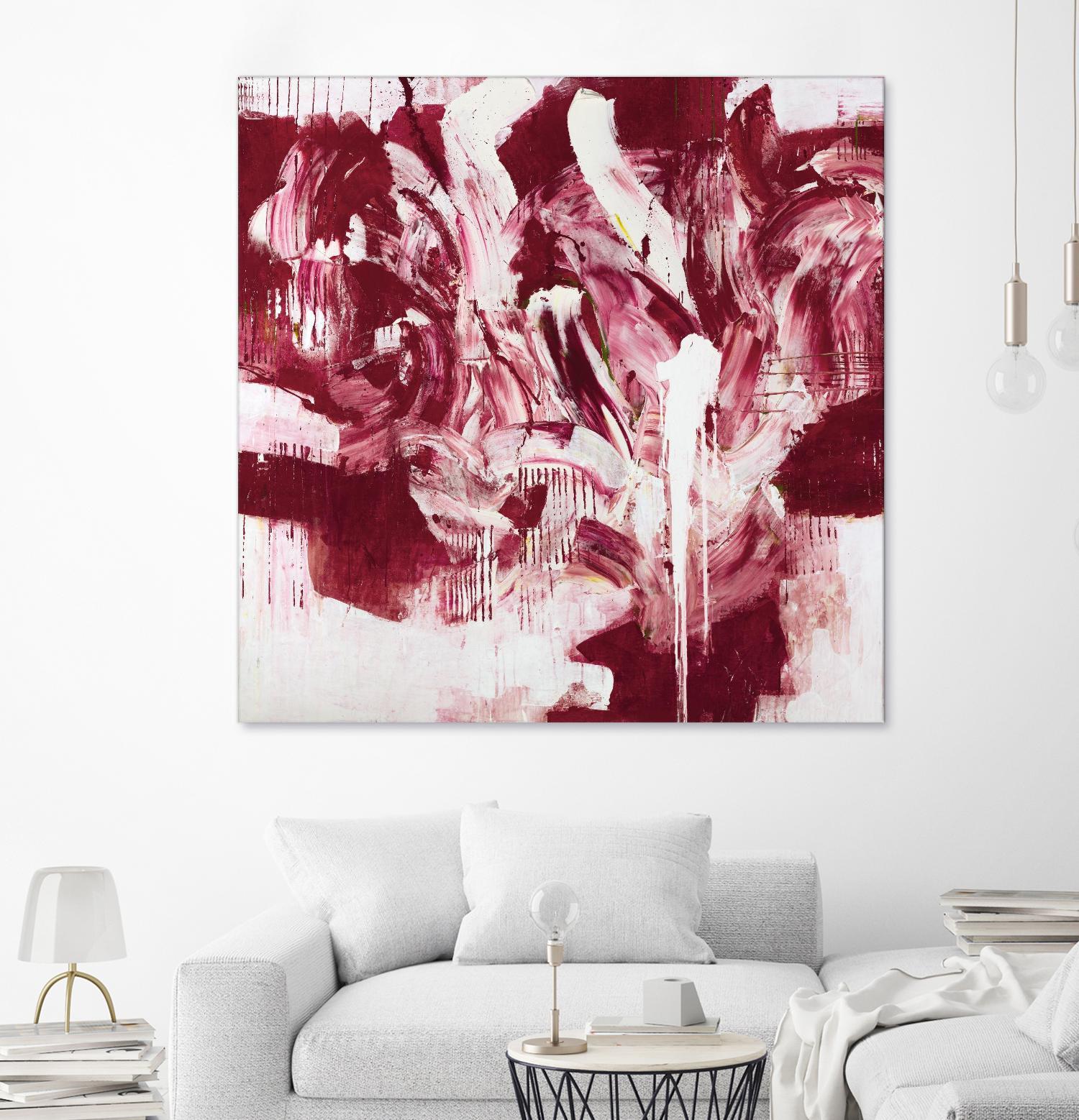 Shirley Shake by Daleno Art on GIANT ART - red abstract abstrait