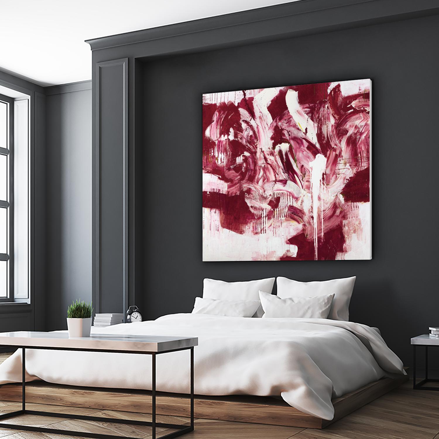 Shirley Shake by Daleno Art on GIANT ART - red abstract abstrait