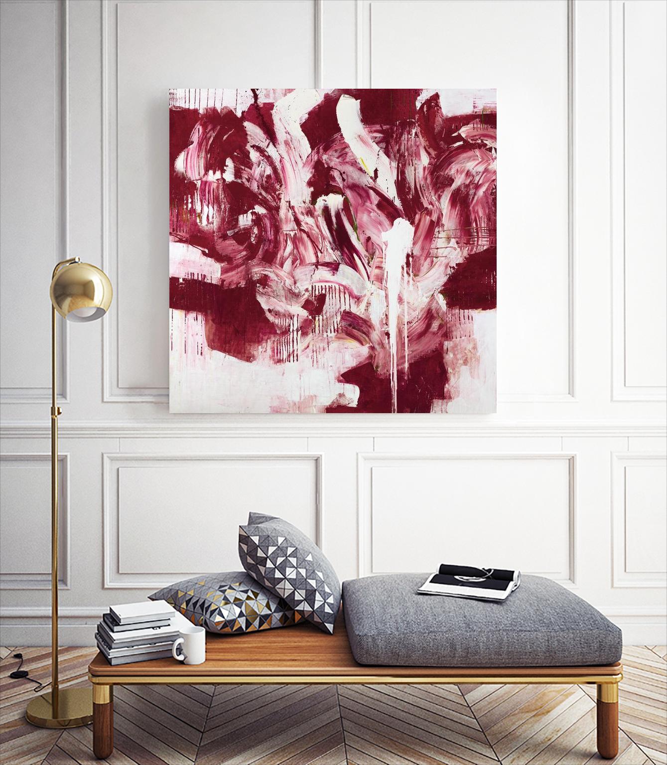 Shirley Shake by Daleno Art on GIANT ART - red abstract abstrait