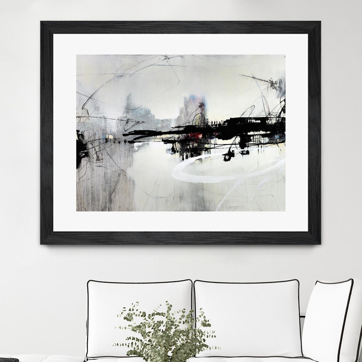 Harbor of Industry by Daleno Art on GIANT ART - red abstract abstract