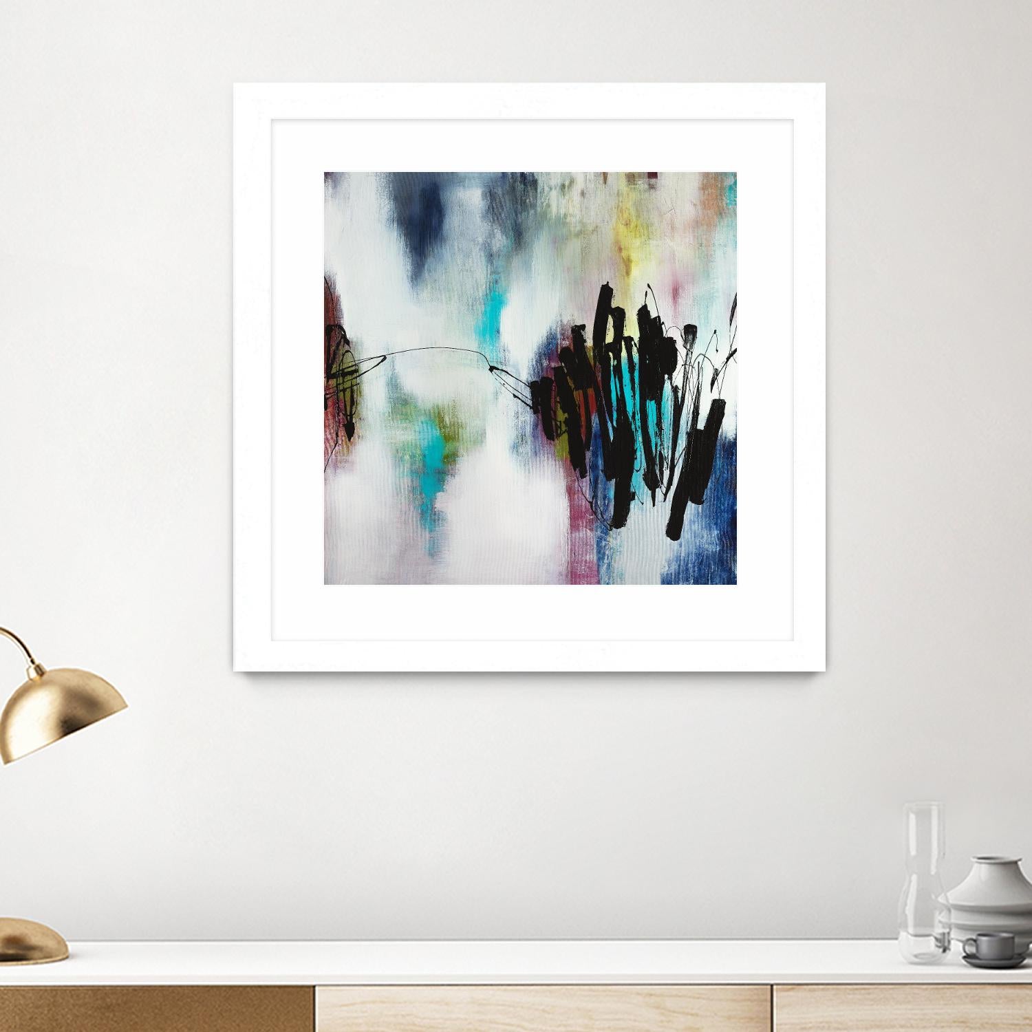 Disruptive Connection by Daleno Art on GIANT ART - pink abstract abstrait