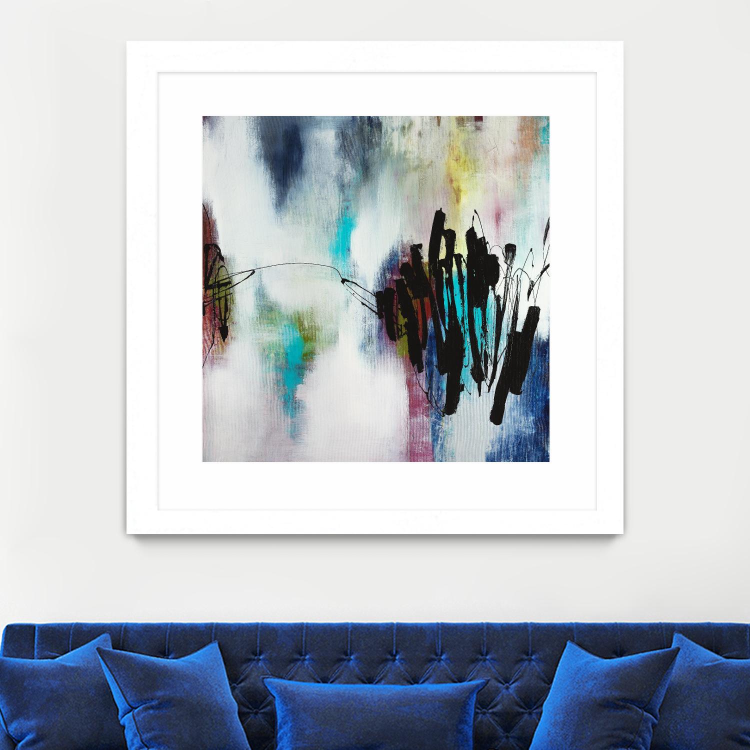 Disruptive Connection by Daleno Art on GIANT ART - pink abstract abstrait