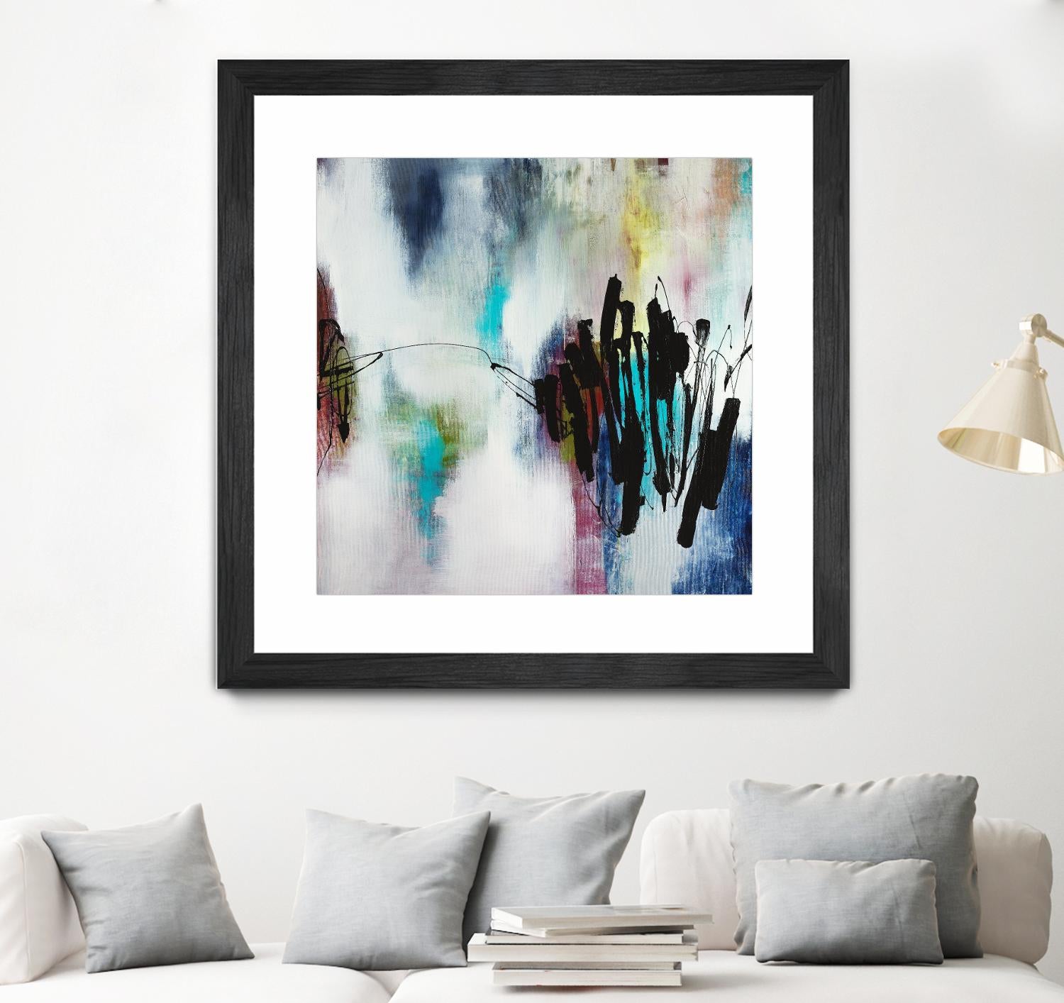 Disruptive Connection by Daleno Art on GIANT ART - pink abstract abstrait