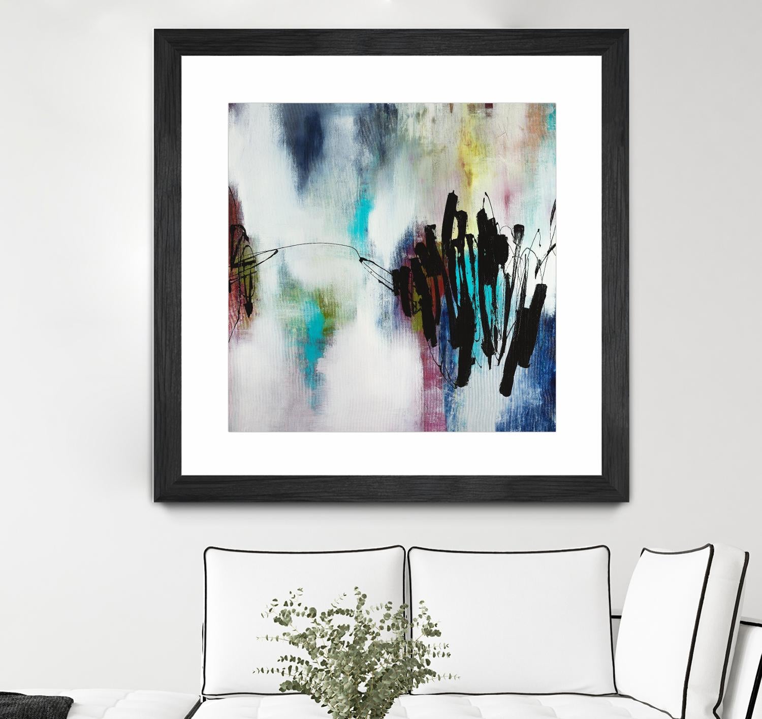 Disruptive Connection by Daleno Art on GIANT ART - pink abstract abstrait