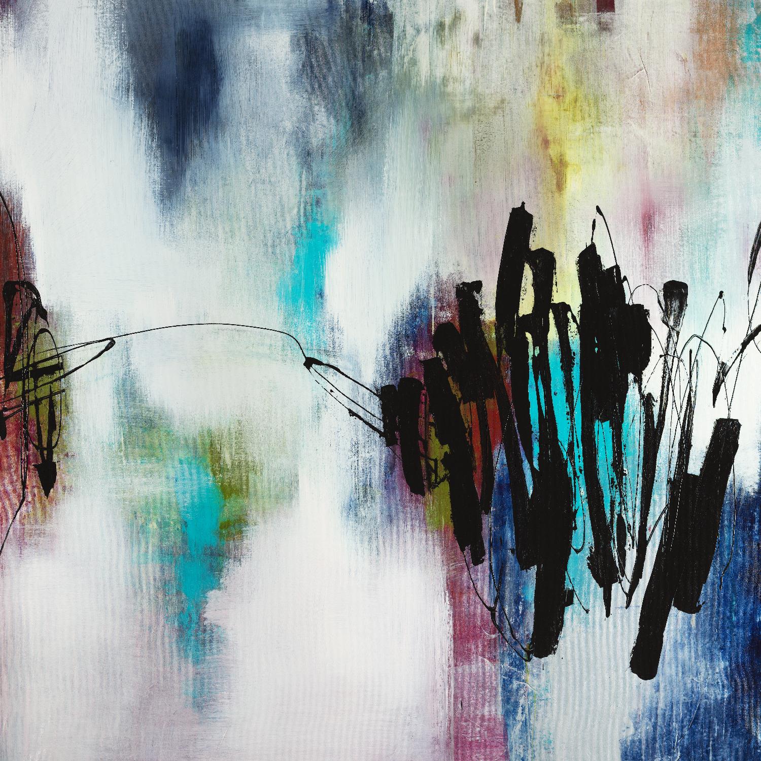 Disruptive Connection by Daleno Art on GIANT ART - pink abstract abstrait