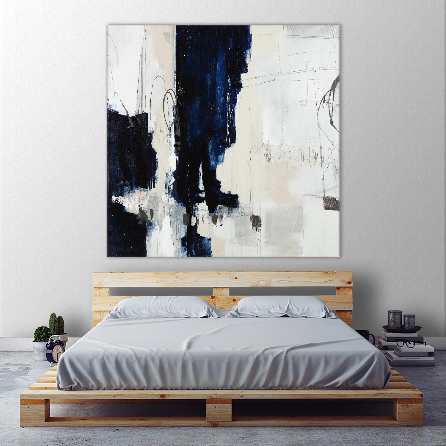 Underground Mechanics by Daleno Art on GIANT ART - blue abstract abstrait