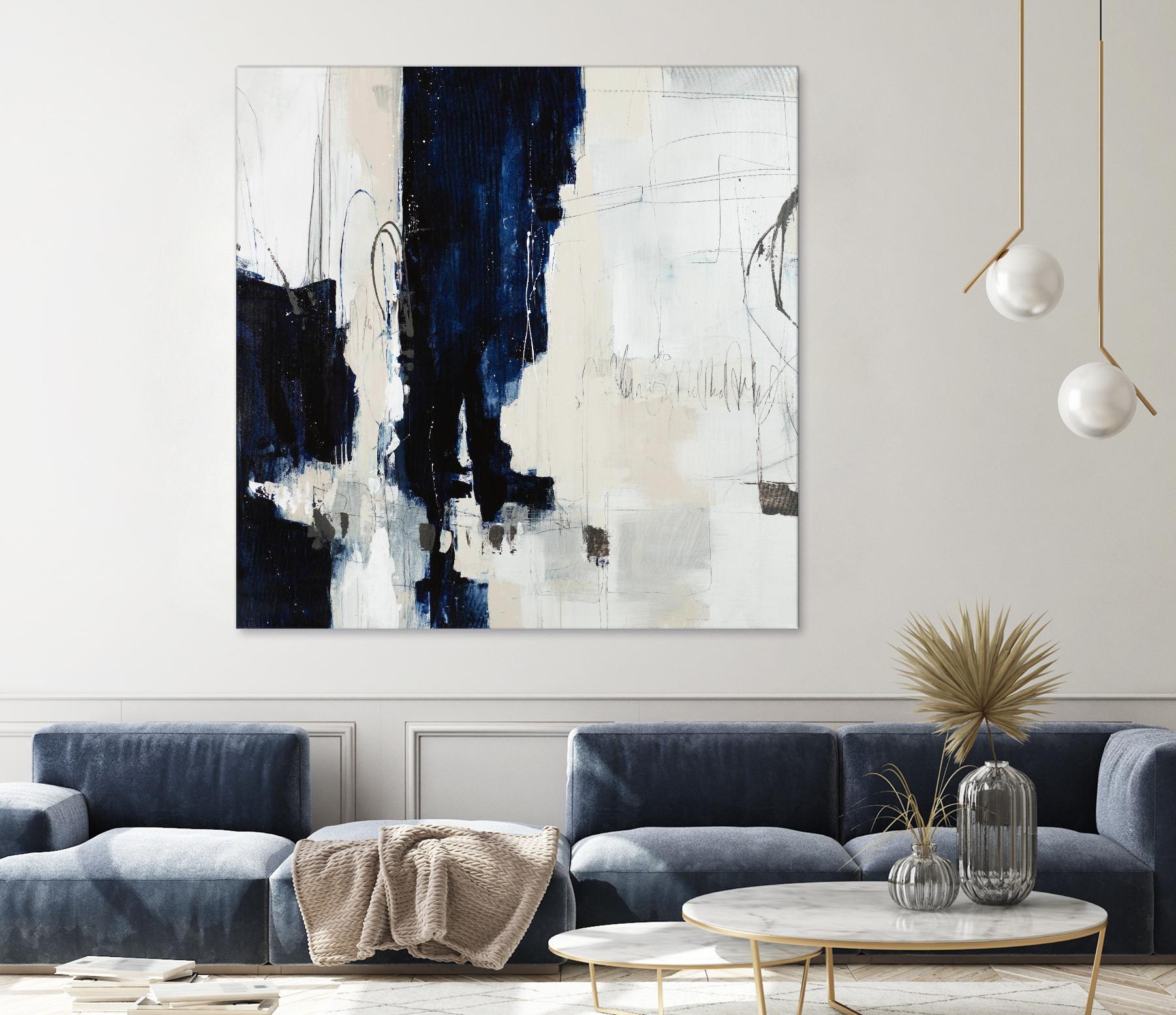 Underground Mechanics by Daleno Art on GIANT ART - blue abstract abstrait