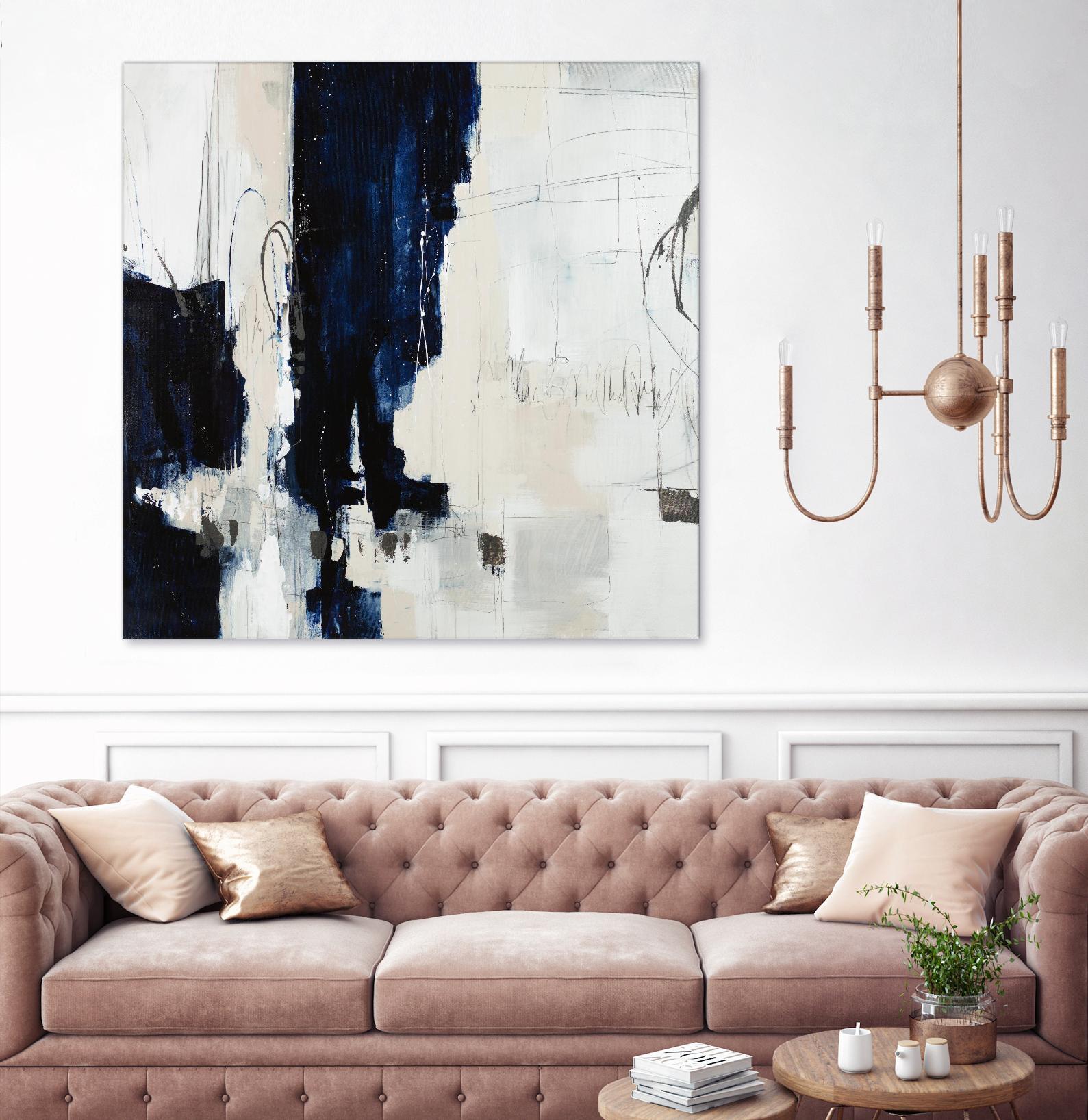 Underground Mechanics by Daleno Art on GIANT ART - blue abstract abstrait