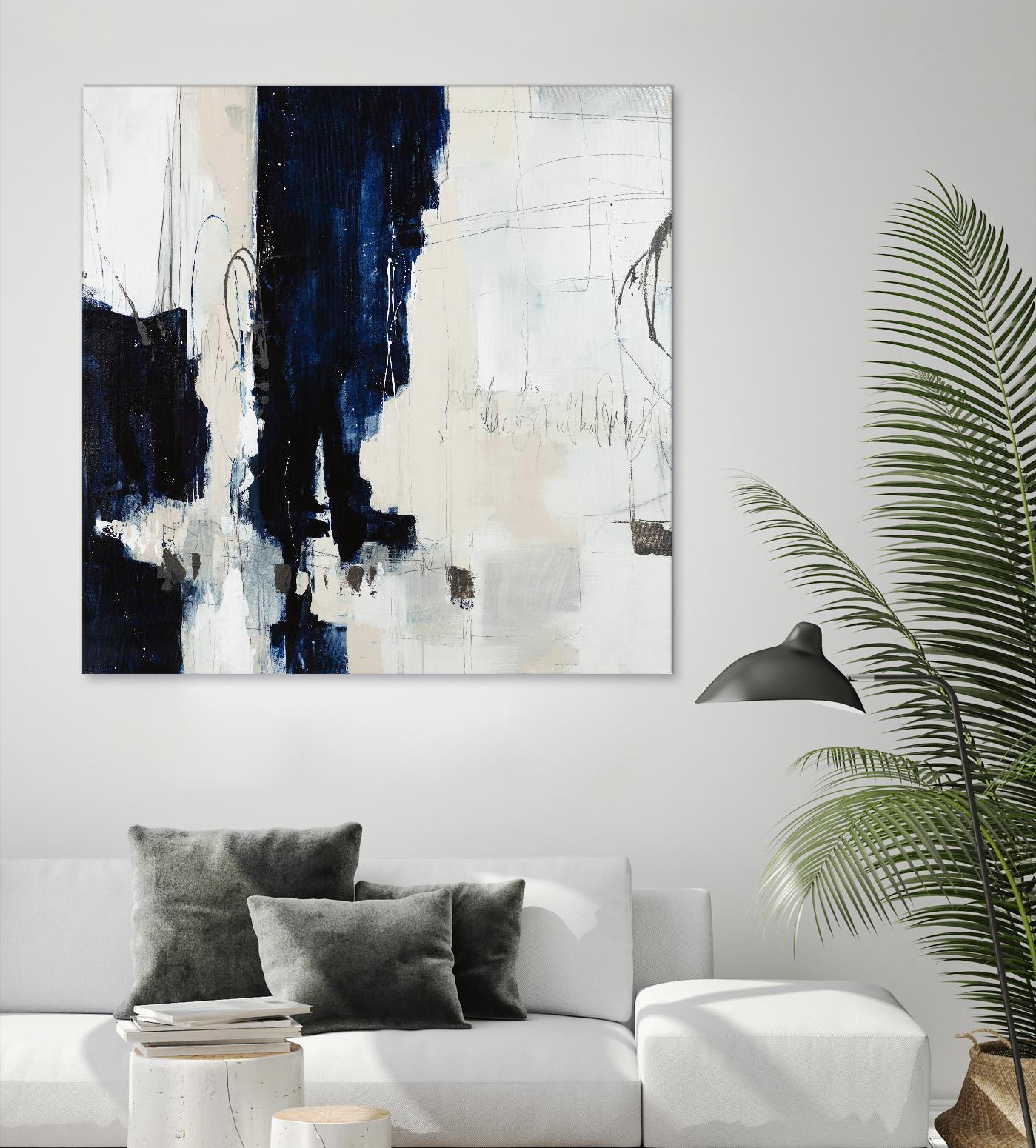 Underground Mechanics by Daleno Art on GIANT ART - blue abstract abstrait