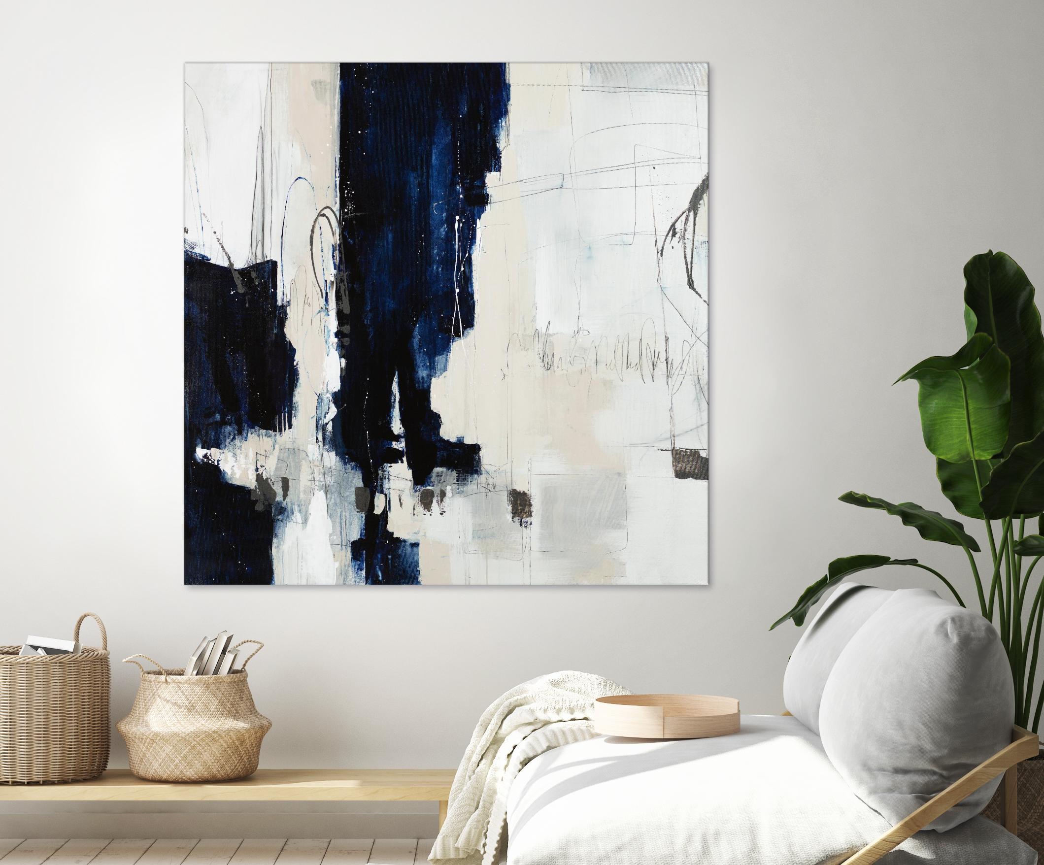 Underground Mechanics by Daleno Art on GIANT ART - blue abstract abstrait