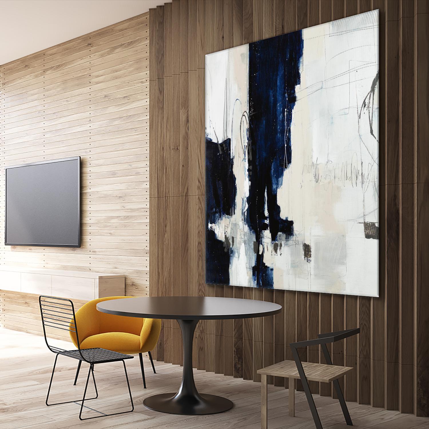 Underground Mechanics by Daleno Art on GIANT ART - blue abstract abstrait