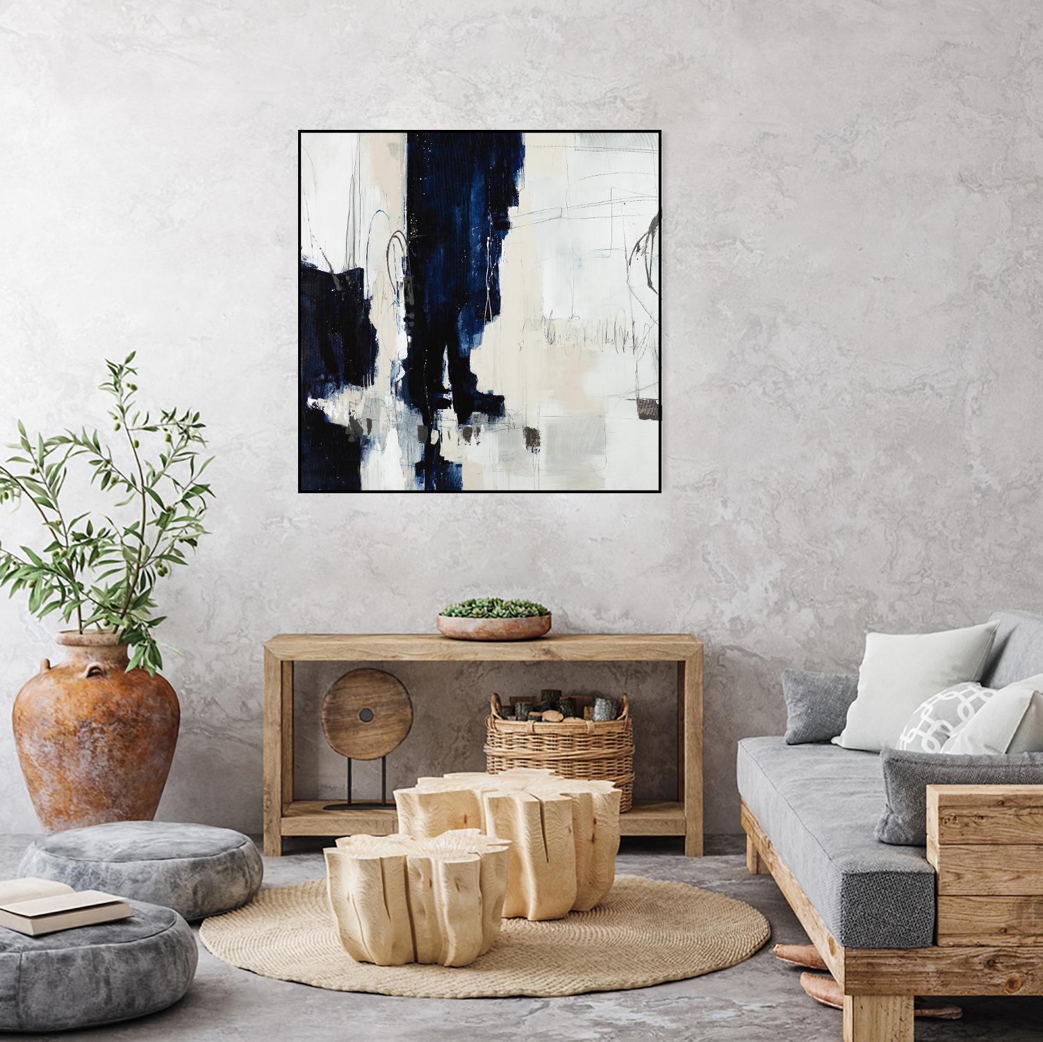 Underground Mechanics by Daleno Art on GIANT ART - blue abstract abstrait