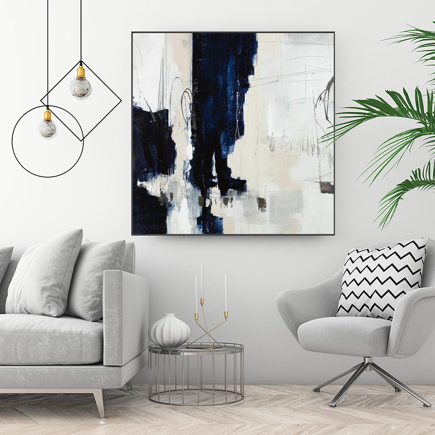 Underground Mechanics by Daleno Art on GIANT ART - blue abstract abstrait