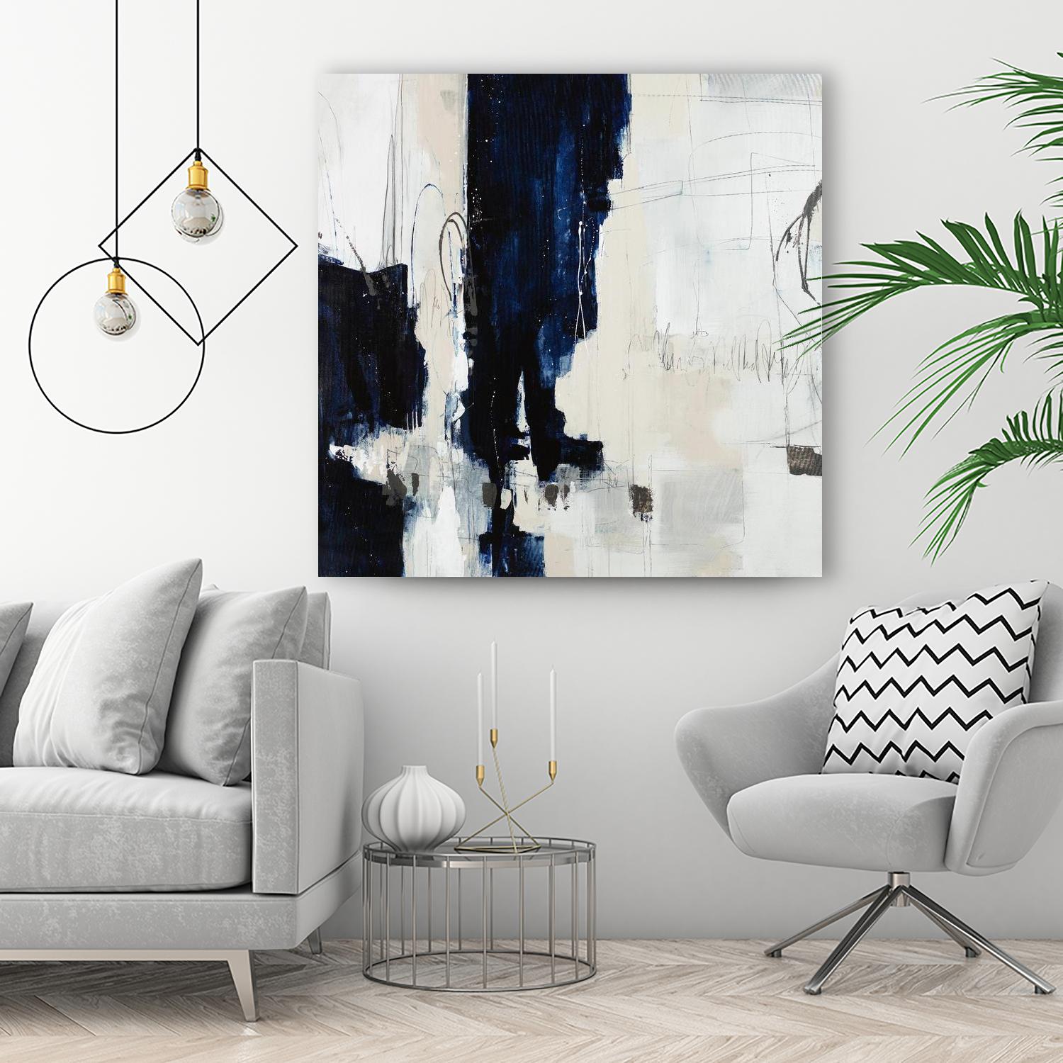 Underground Mechanics by Daleno Art on GIANT ART - blue abstract abstrait