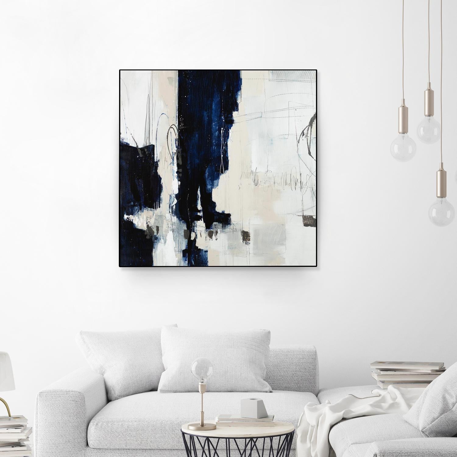 Underground Mechanics by Daleno Art on GIANT ART - blue abstract abstrait