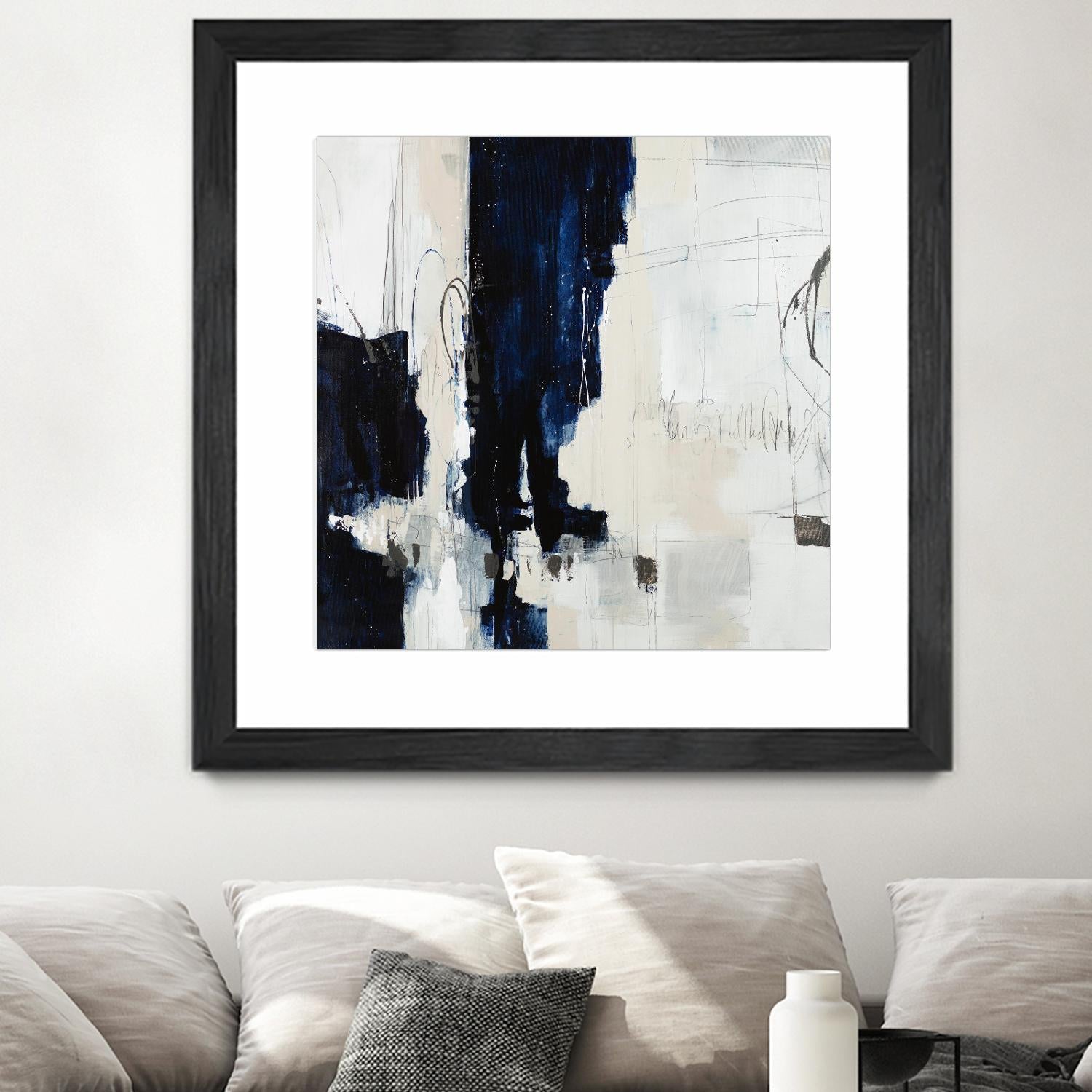 Underground Mechanics by Daleno Art on GIANT ART - blue abstract abstrait