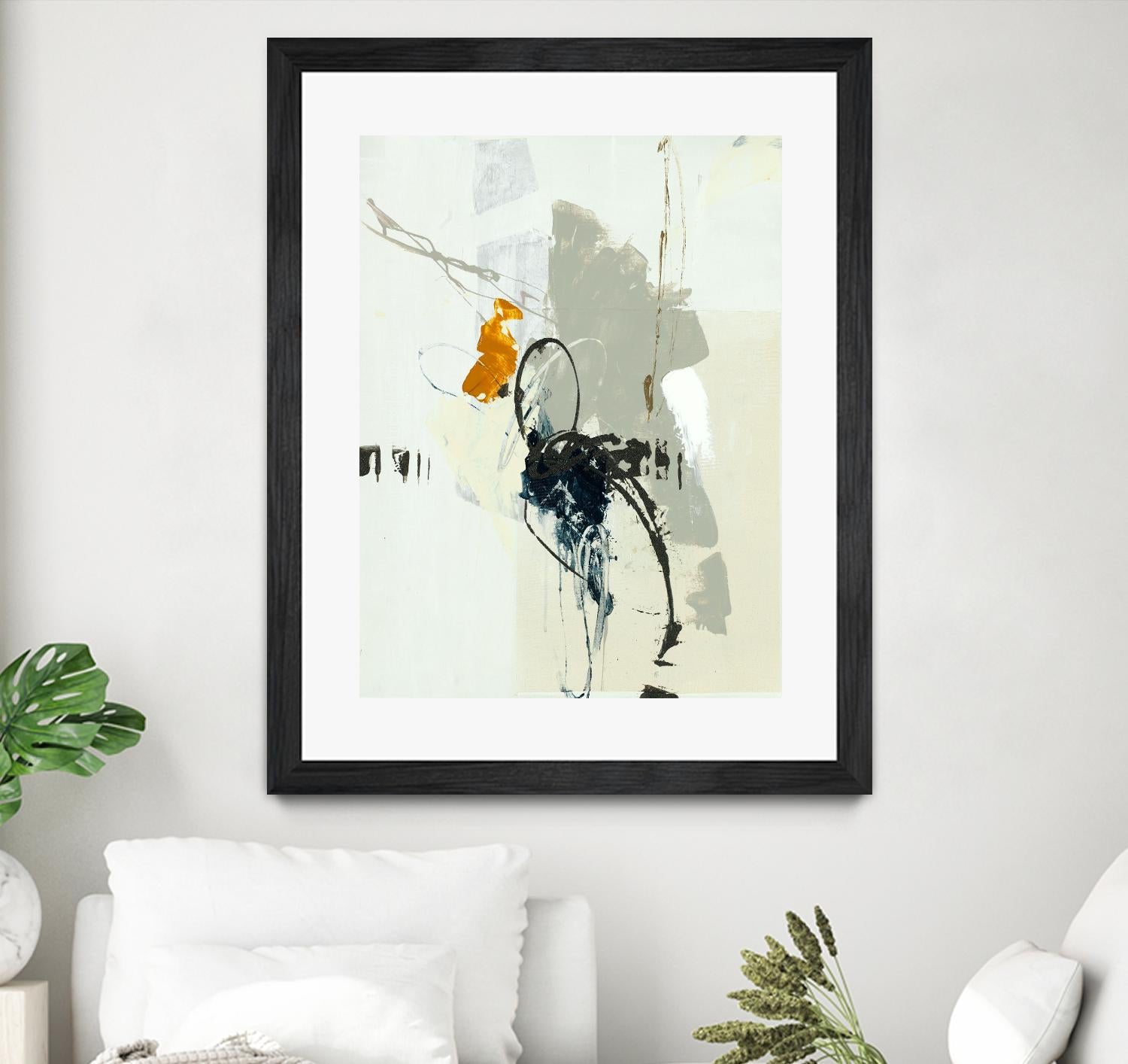 Outburst V by Daleno Art on GIANT ART - orange abstract abstract