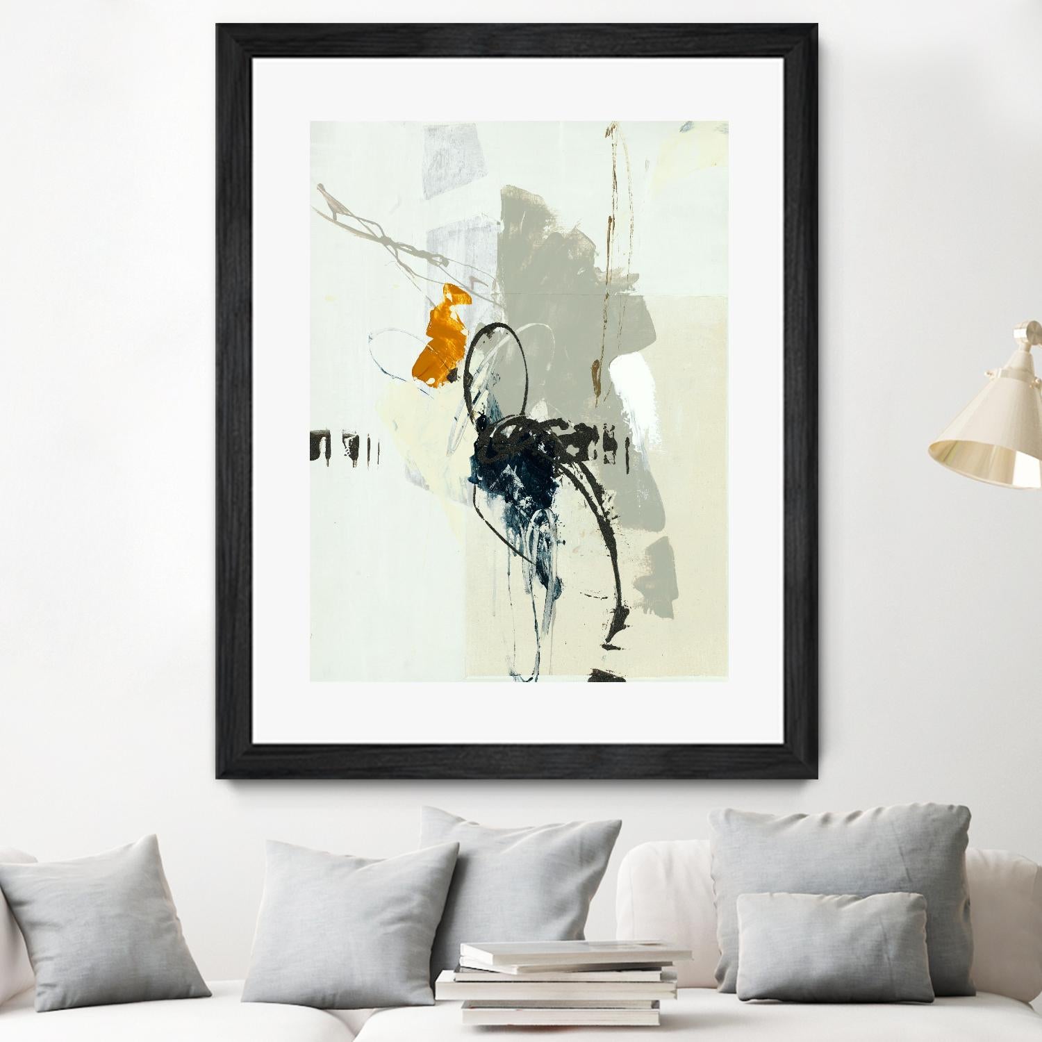 Outburst V by Daleno Art on GIANT ART - orange abstract abstract