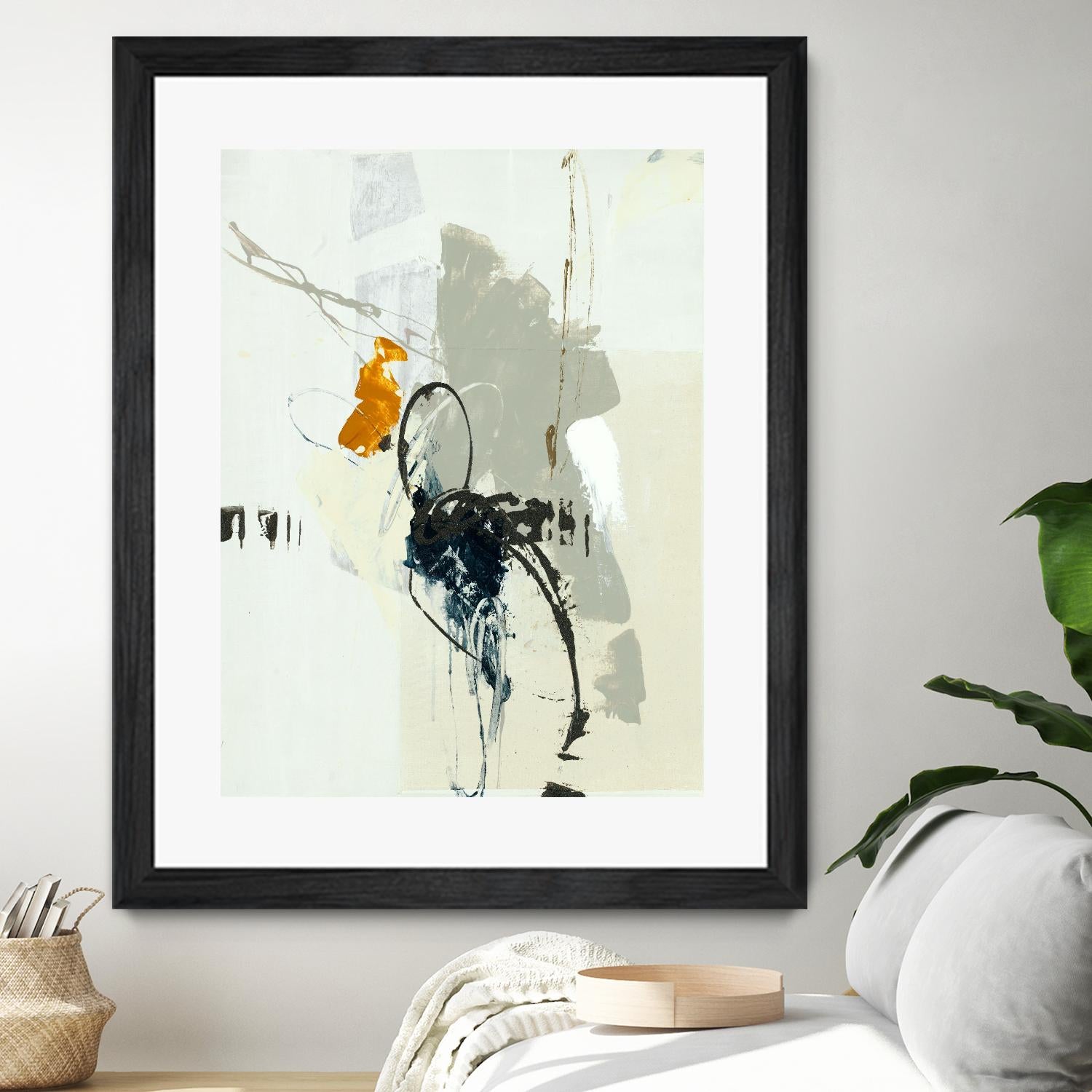 Outburst V by Daleno Art on GIANT ART - orange abstract abstract