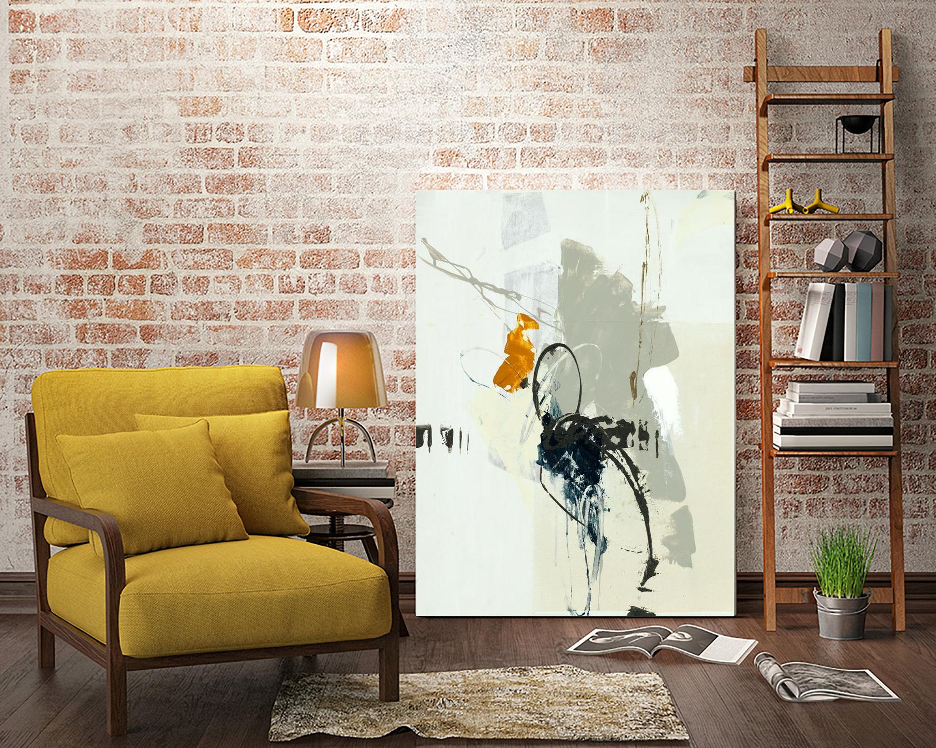 Outburst V by Daleno Art on GIANT ART - orange abstract abstract