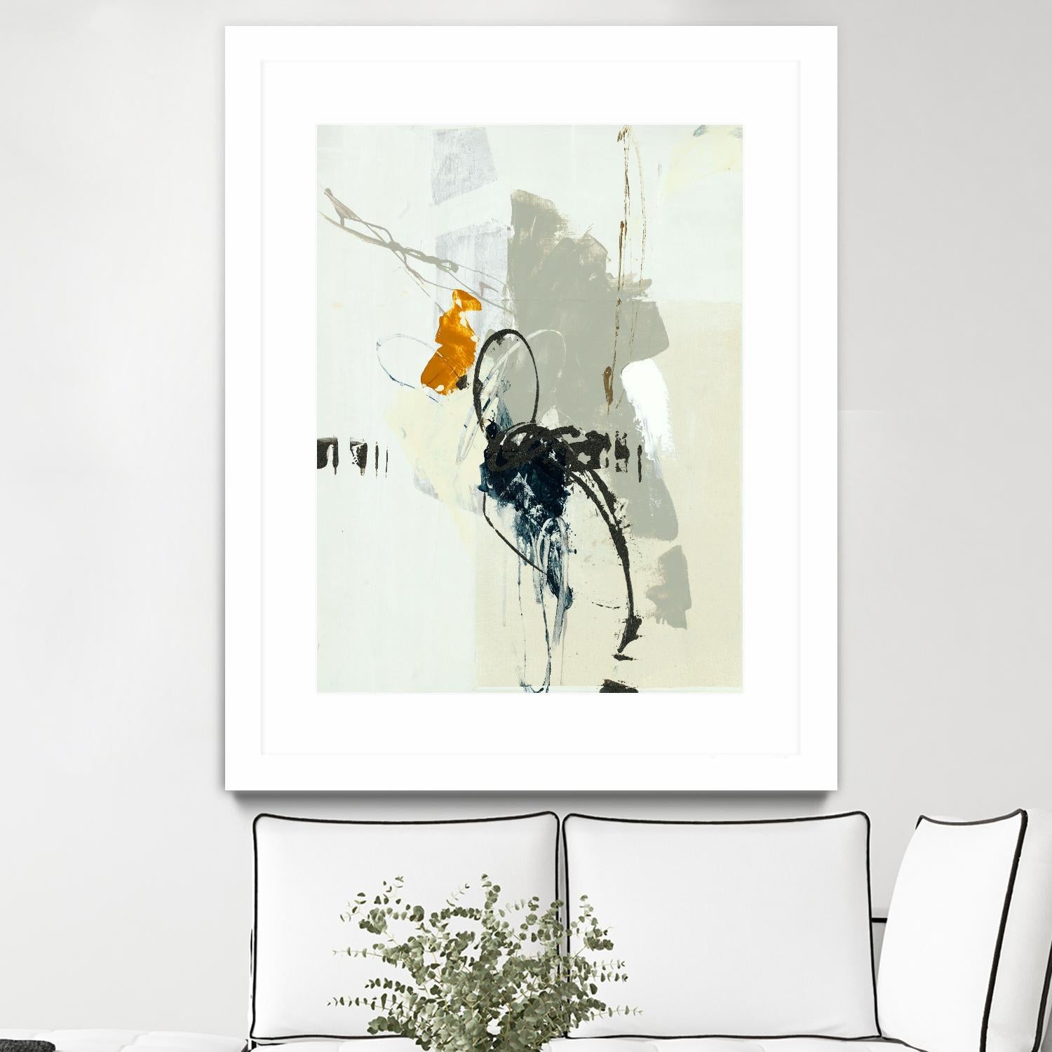 Outburst V by Daleno Art on GIANT ART - orange abstract abstract