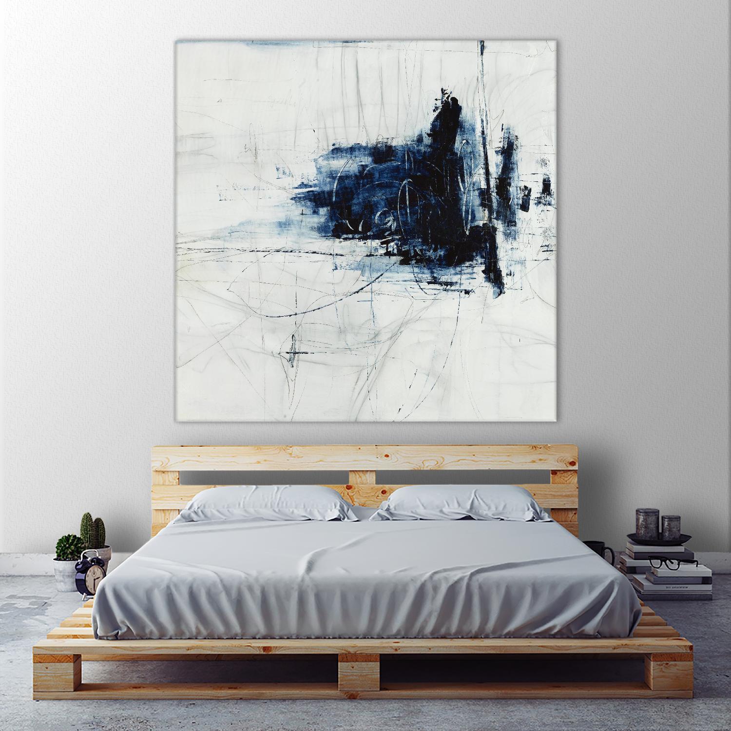 Superior by Daleno Art on GIANT ART - blue abstract abstrait