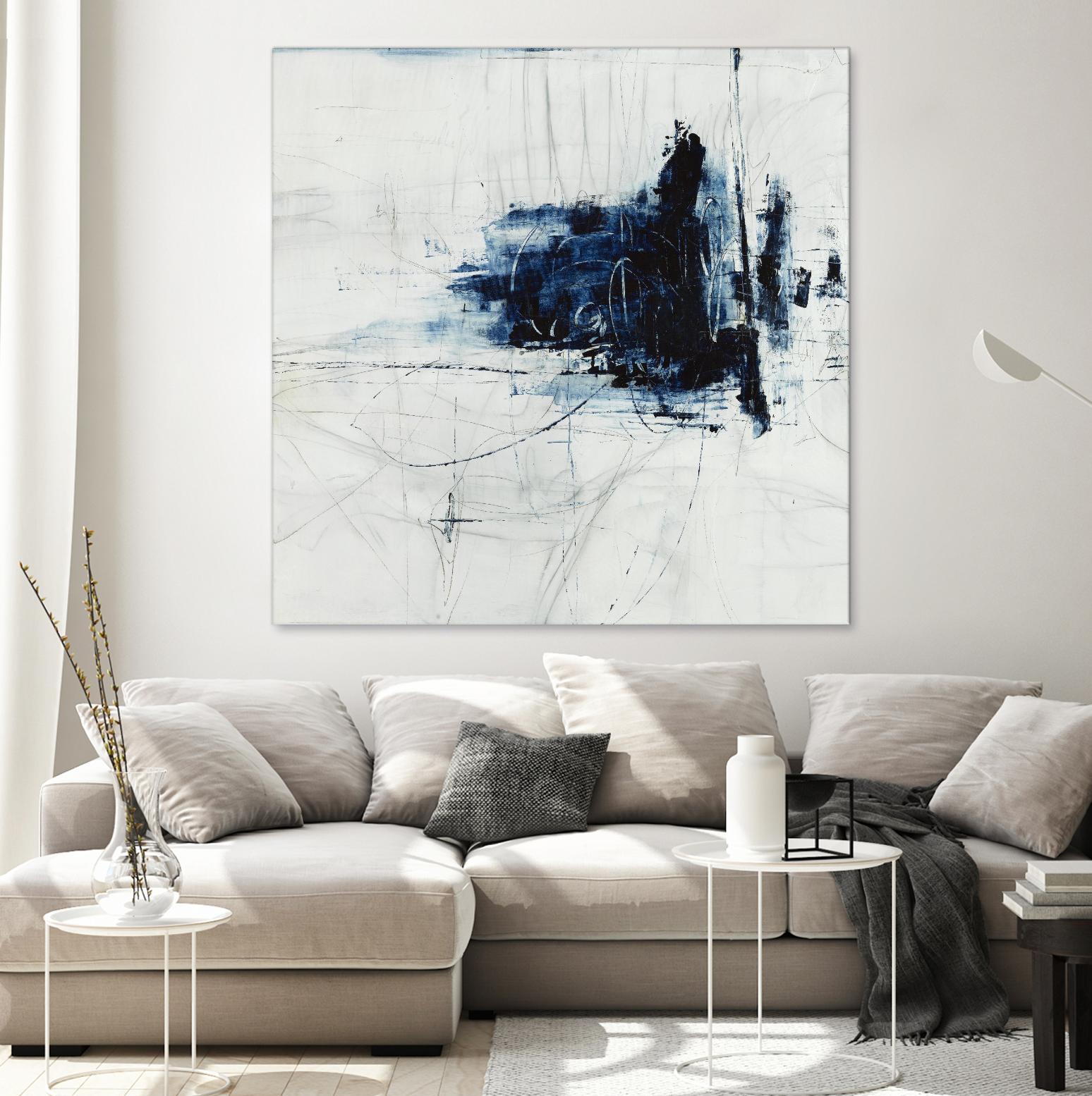Superior by Daleno Art on GIANT ART - blue abstract abstrait