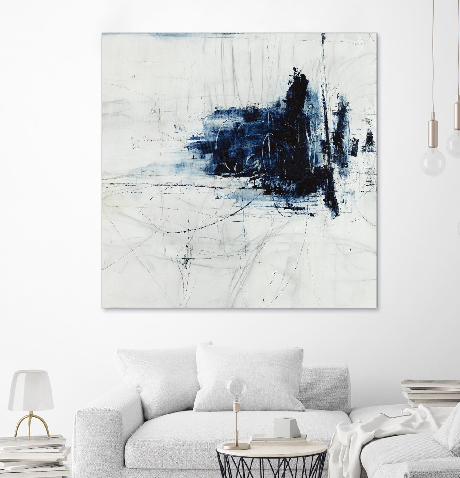 Superior by Daleno Art on GIANT ART - blue abstract abstrait