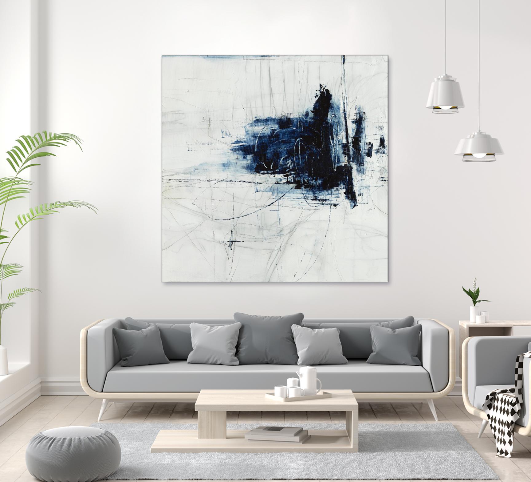 Superior by Daleno Art on GIANT ART - blue abstract abstrait