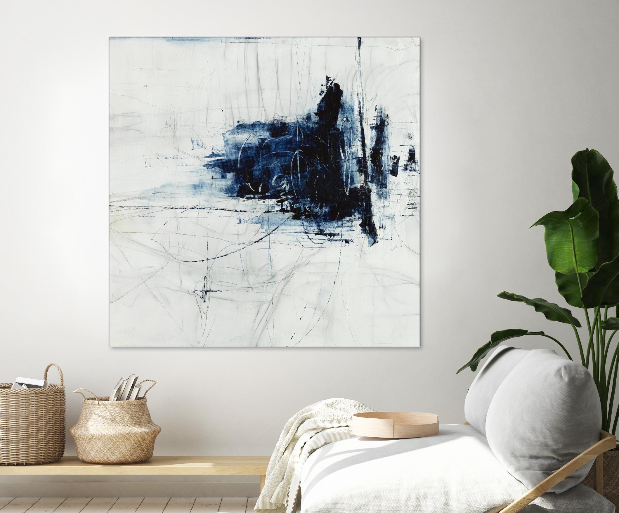 Superior by Daleno Art on GIANT ART - blue abstract abstrait