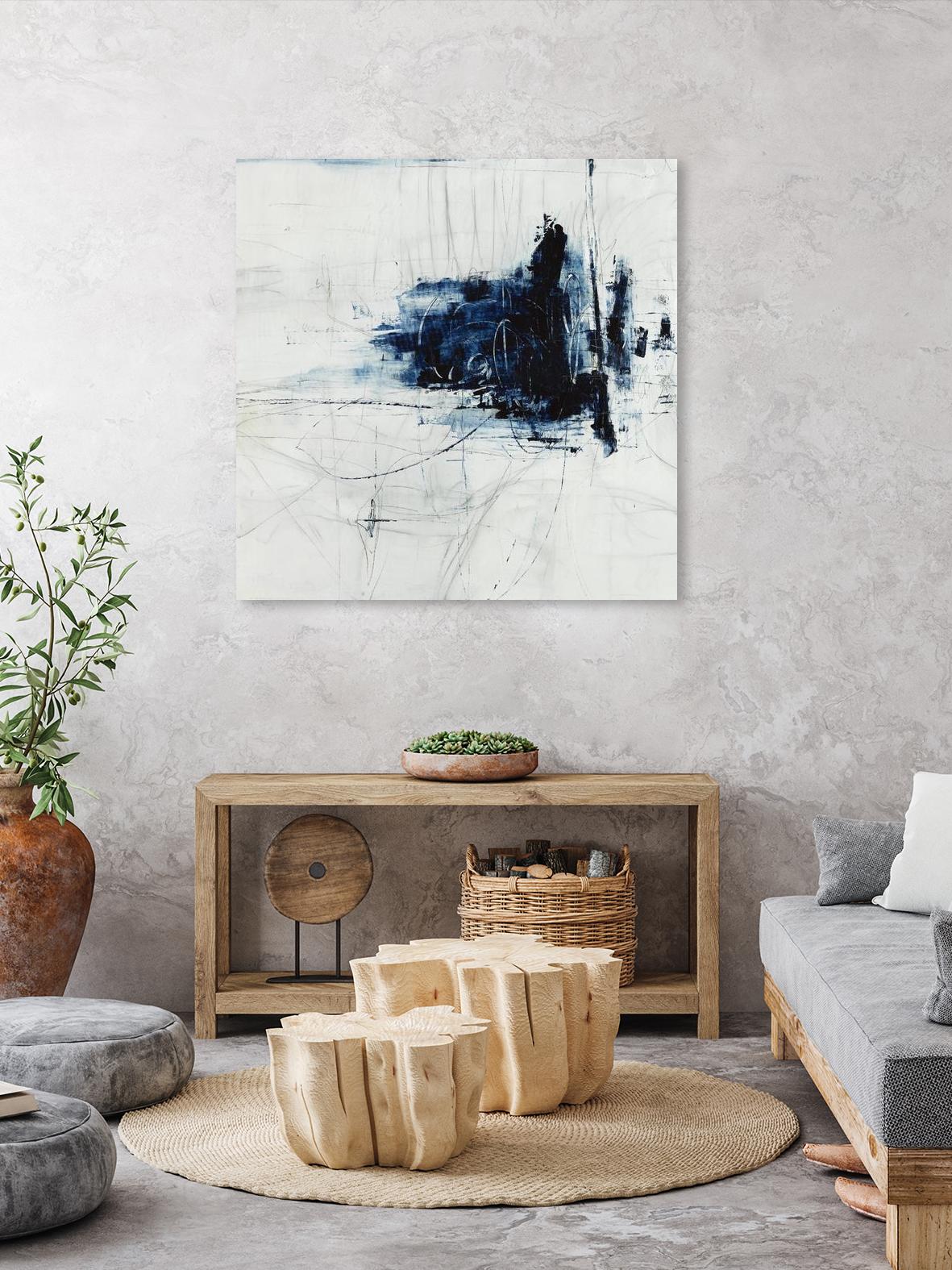 Superior by Daleno Art on GIANT ART - blue abstract abstrait