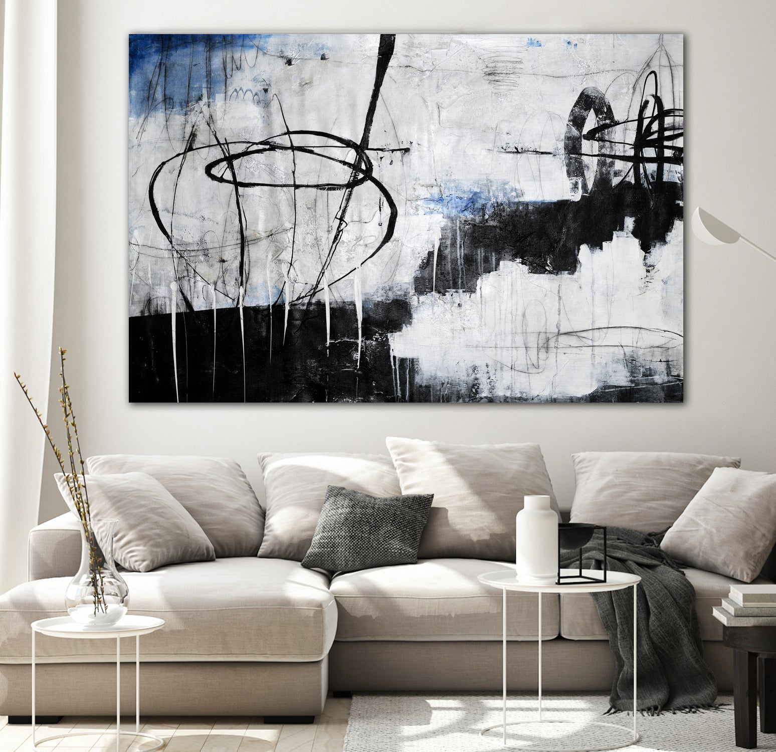 About That Twirl by Daleno Art on GIANT ART - black abstract
