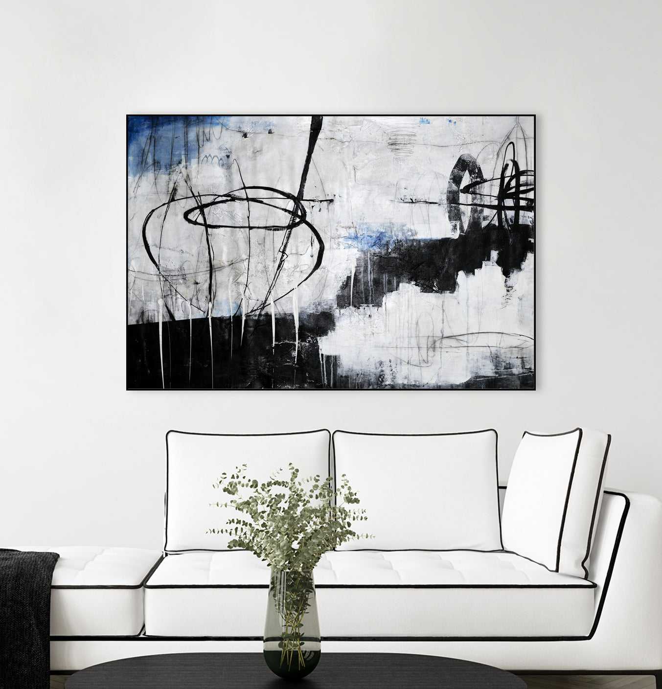 About That Twirl by Daleno Art on GIANT ART - black abstract