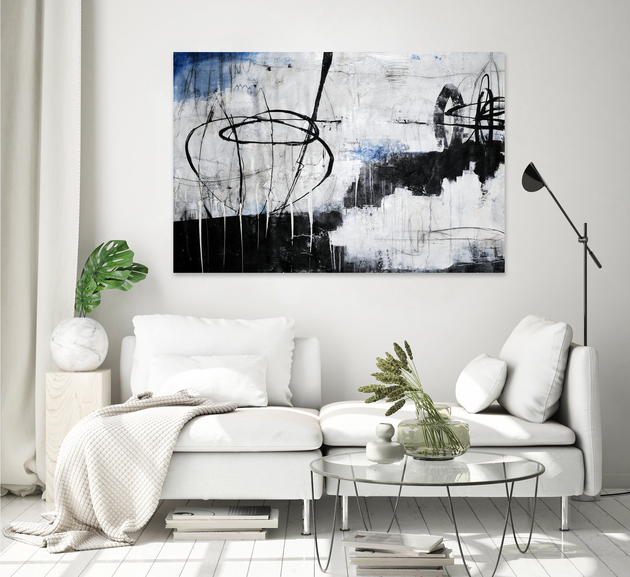 About That Twirl by Daleno Art on GIANT ART - black abstract